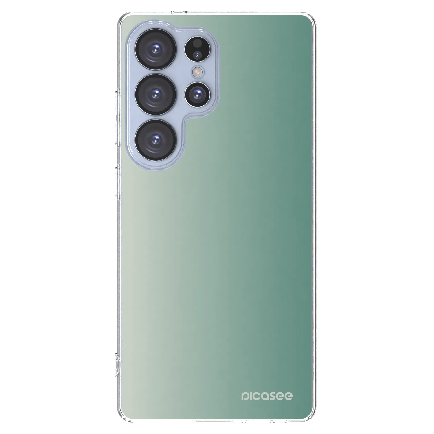 Picasee silikonska prozirna maskica za Samsung Galaxy S25 Ultra 5G - Misty Sage