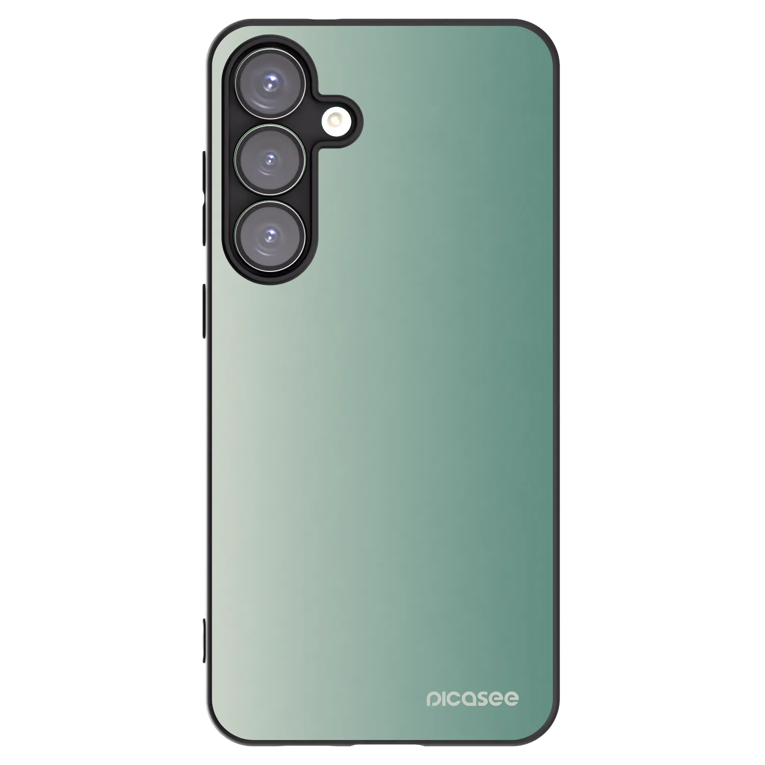 Picasee crna silikonska maskica za Samsung Galaxy S25+ 5G - Misty Sage