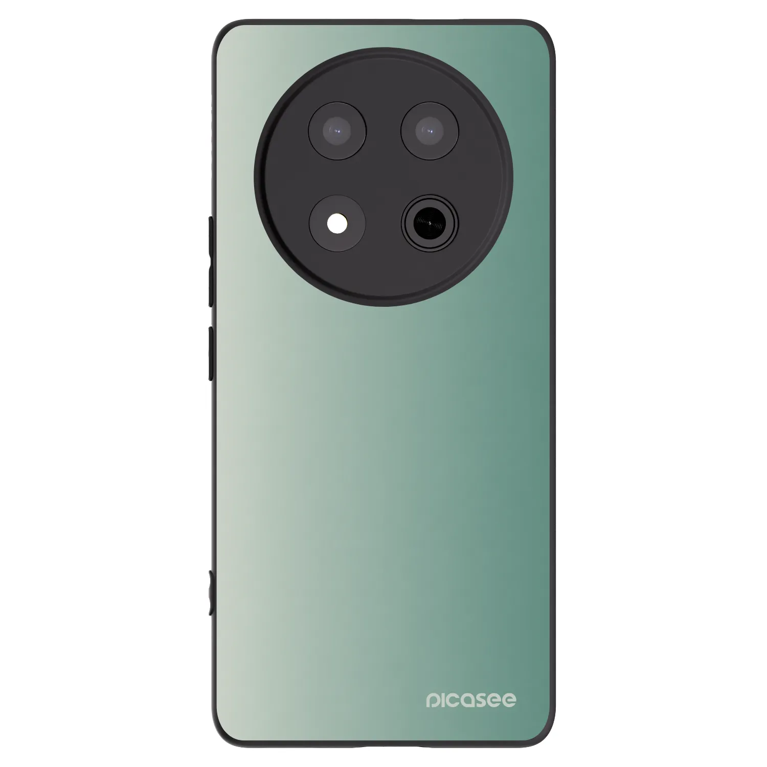 Picasee crna silikonska maskica za Honor Magic7 Lite 5G - Misty Sage