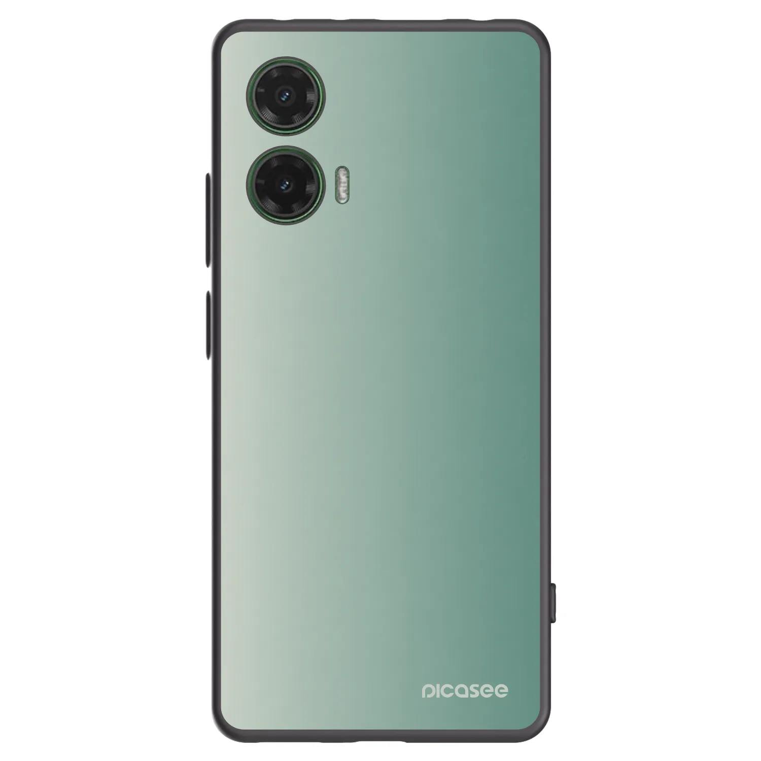 Picasee crna silikonska maskica za Motorola Moto G35 5G - Misty Sage