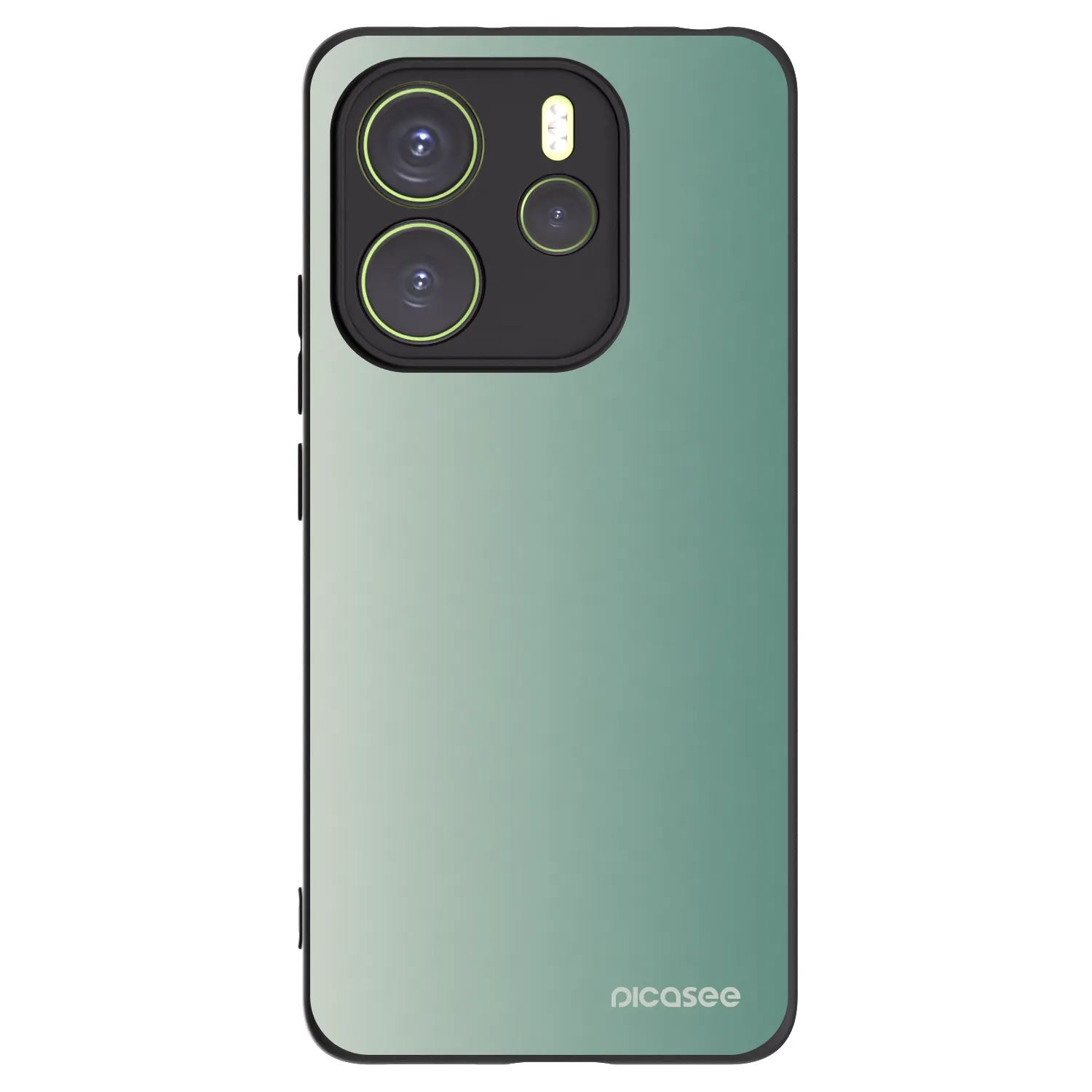 Picasee crna silikonska maskica za Xiaomi Redmi Note 14 4G - Misty Sage