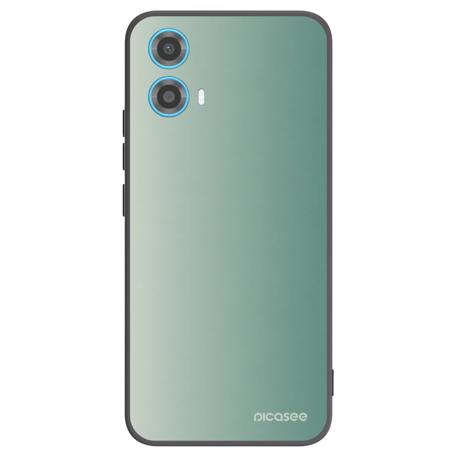 Picasee crna silikonska maskica za Motorola Moto G34 5G - Misty Sage