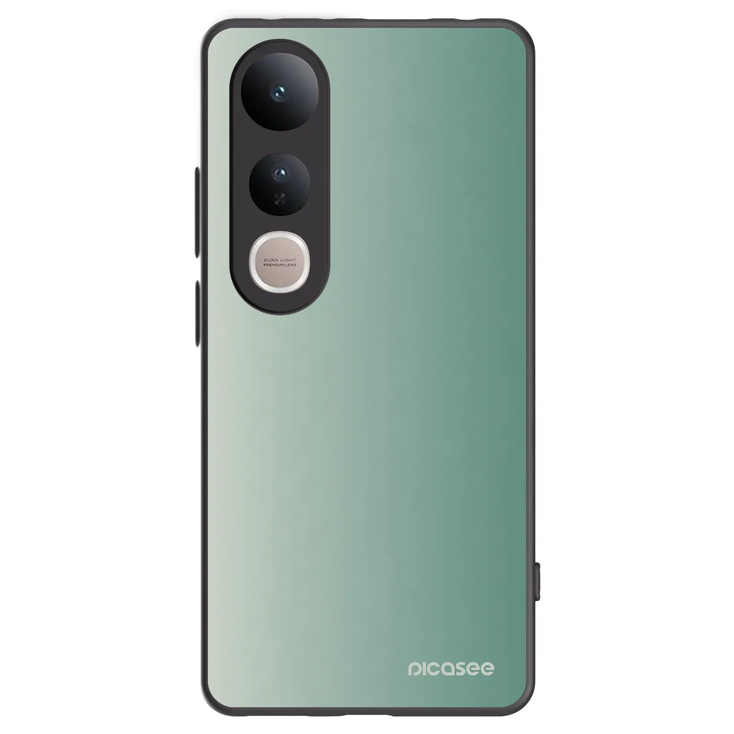 Picasee crna silikonska maskica za Vivo V50 Lite 5G - Misty Sage