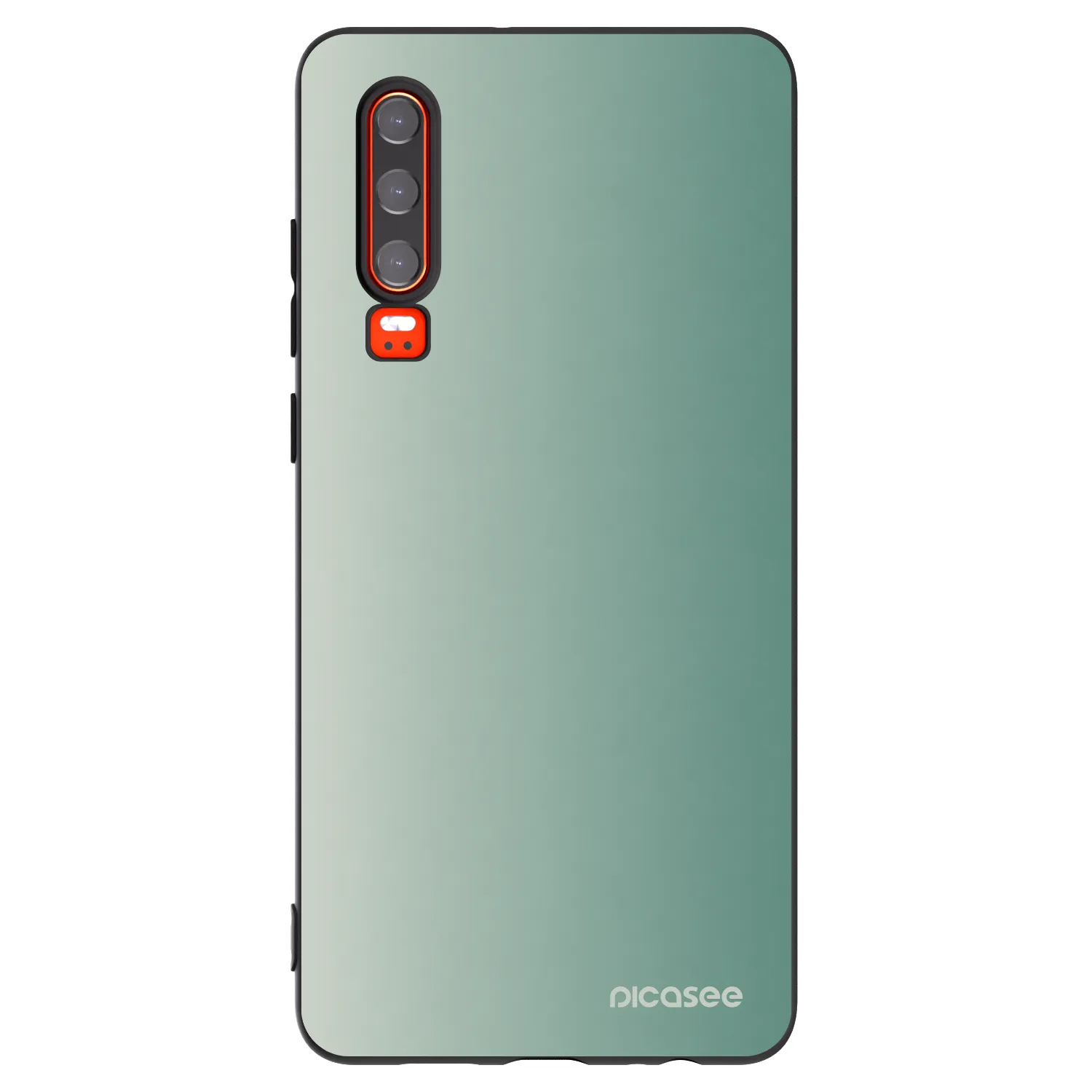 Picasee crna silikonska maskica za Huawei P30 - Misty Sage