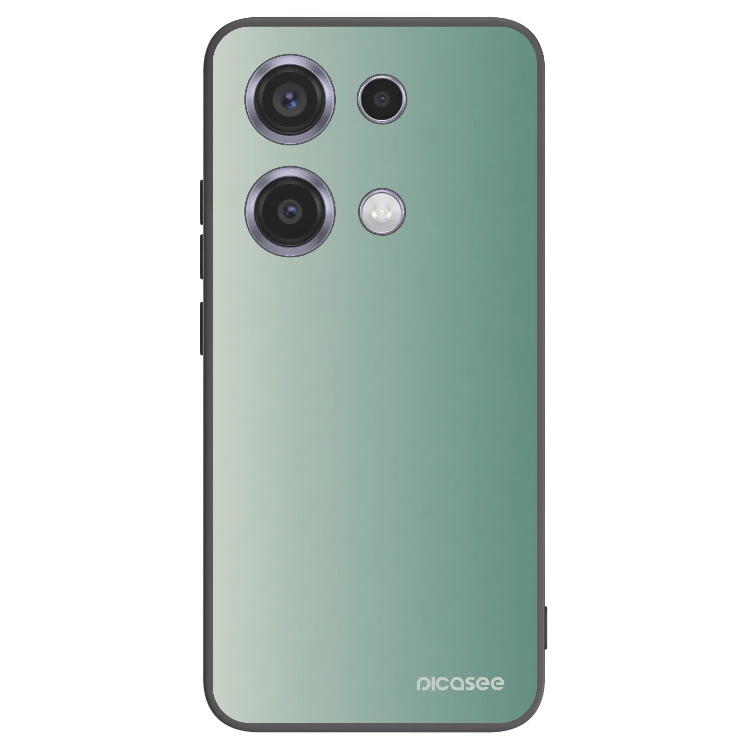 Picasee crna silikonska maskica za Xiaomi Redmi Note 14S - Misty Sage