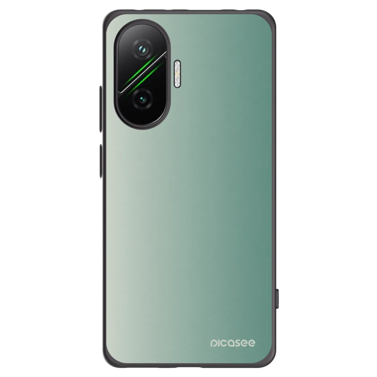 Picasee crna silikonska maskica za Xiaomi Poco F7 5G - Misty Sage