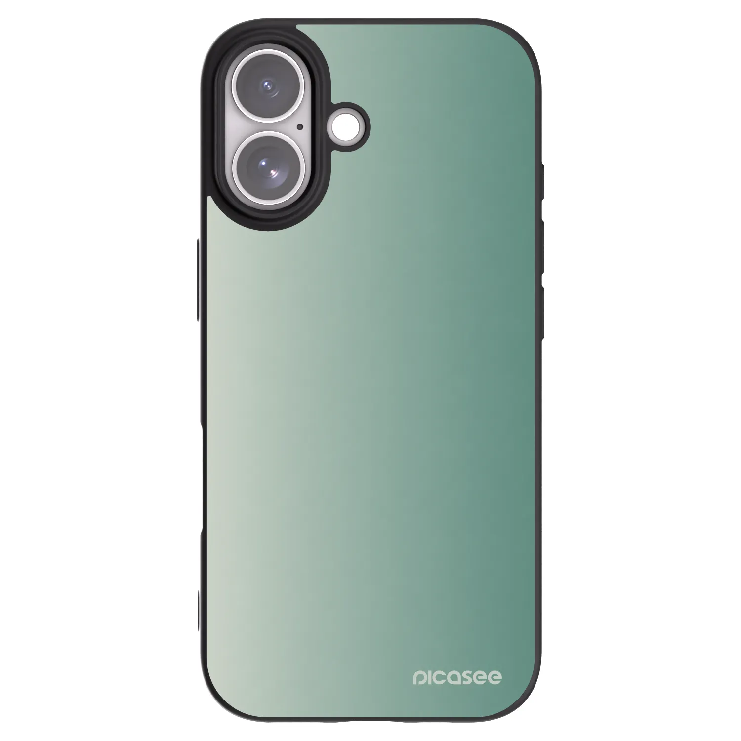 Picasee crna silikonska maskica za Apple iPhone 17 - Misty Sage