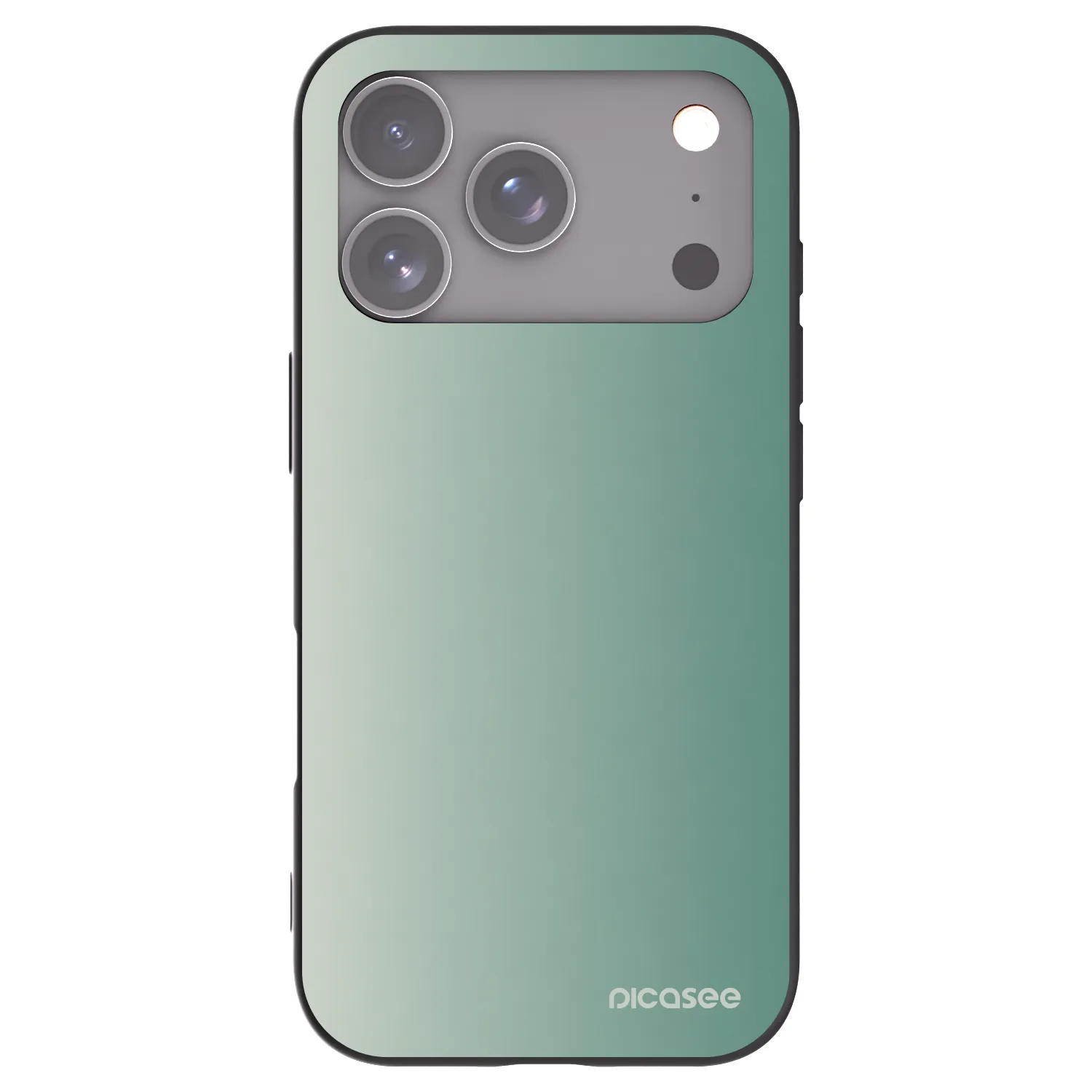 Picasee crna silikonska maskica za Apple iPhone 17 Pro - Misty Sage