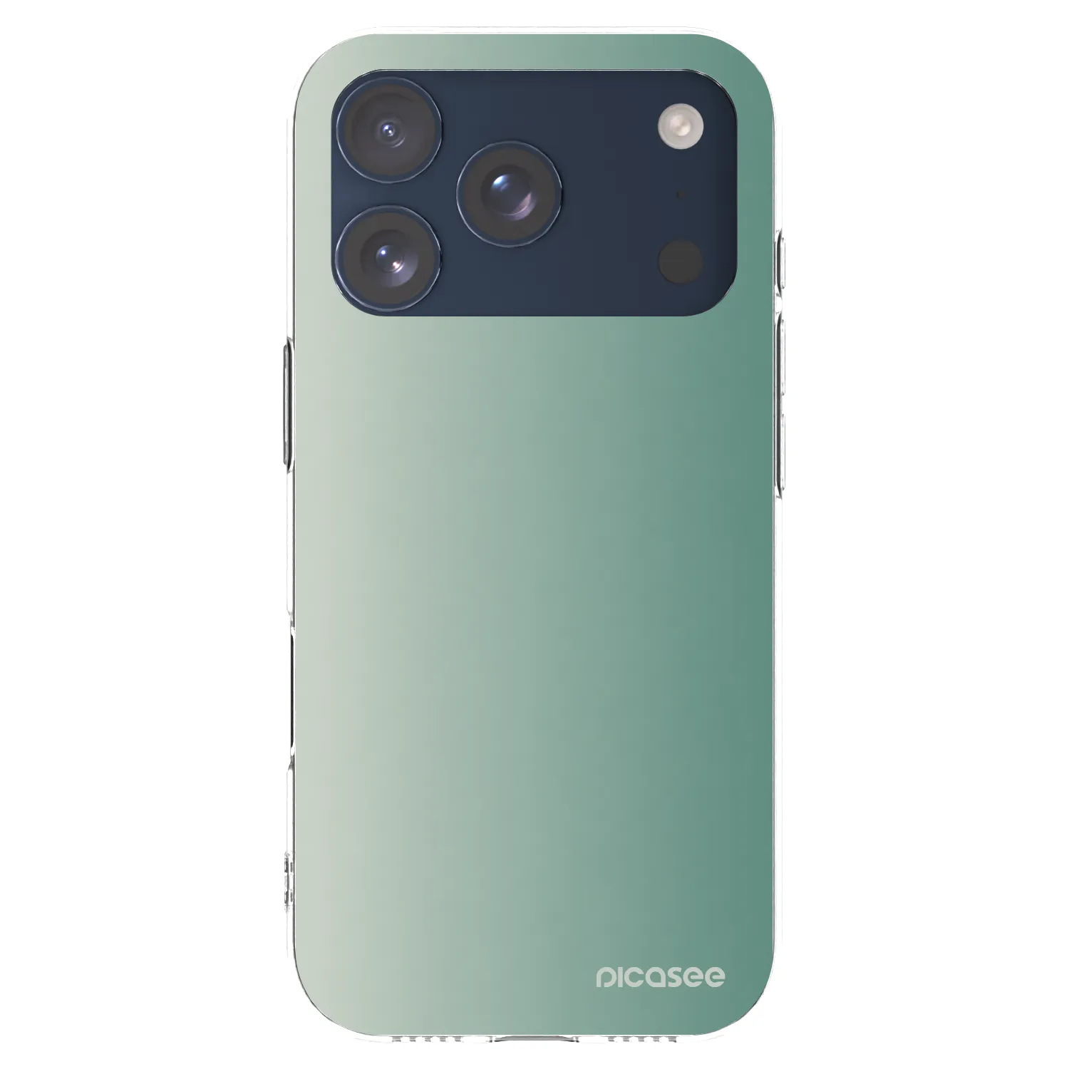 Picasee silikonska prozirna maskica za Apple iPhone 17 Pro - Misty Sage