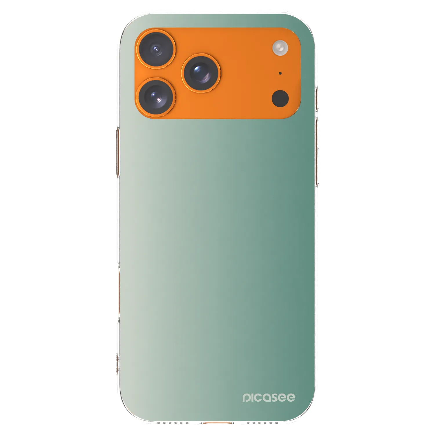 Picasee silikonska prozirna maskica za Apple iPhone 17 Pro Max - Misty Sage
