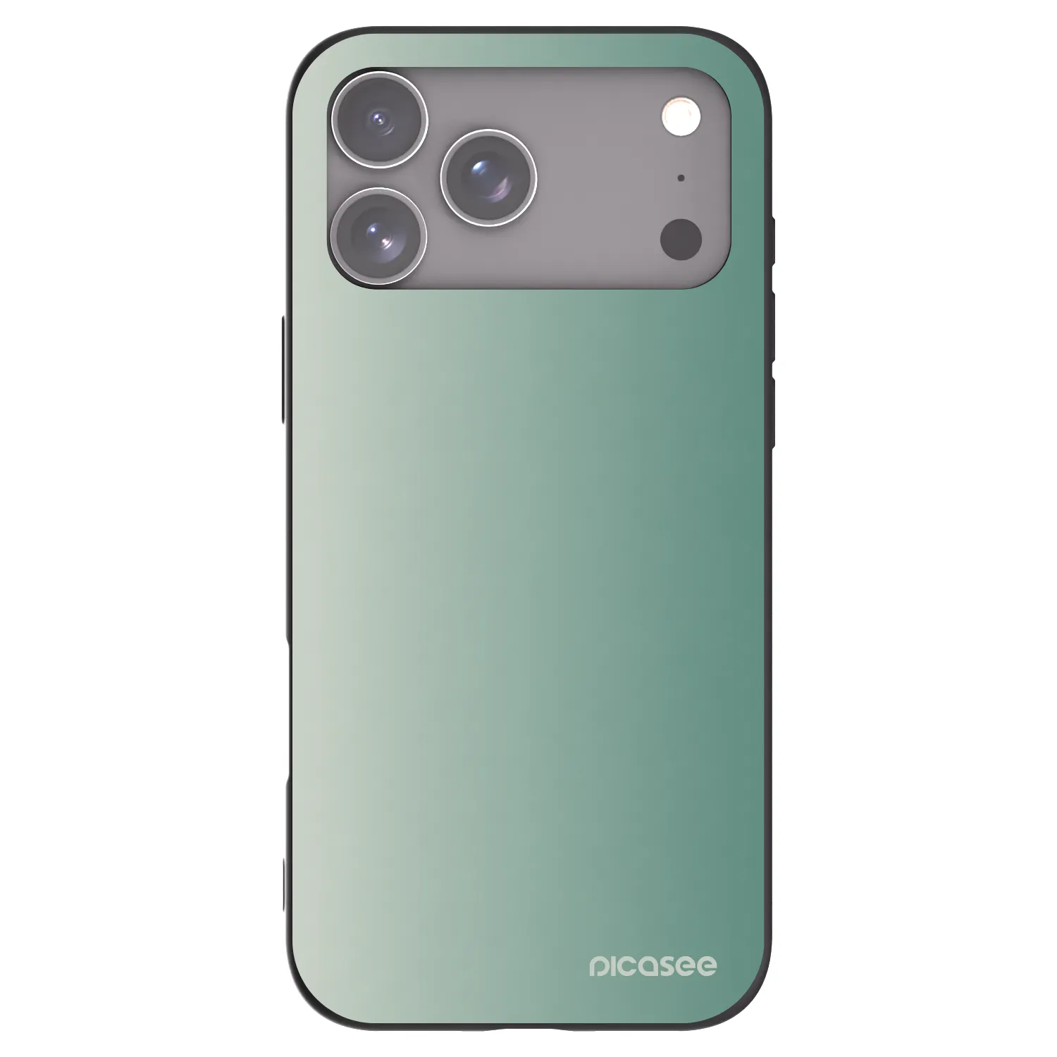 Picasee crna silikonska maskica za Apple iPhone 17 Pro Max - Misty Sage