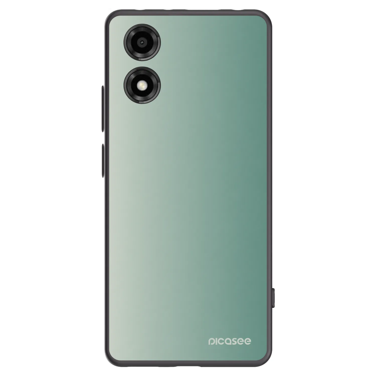 Picasee crna silikonska maskica za Motorola Moto E14 - Misty Sage