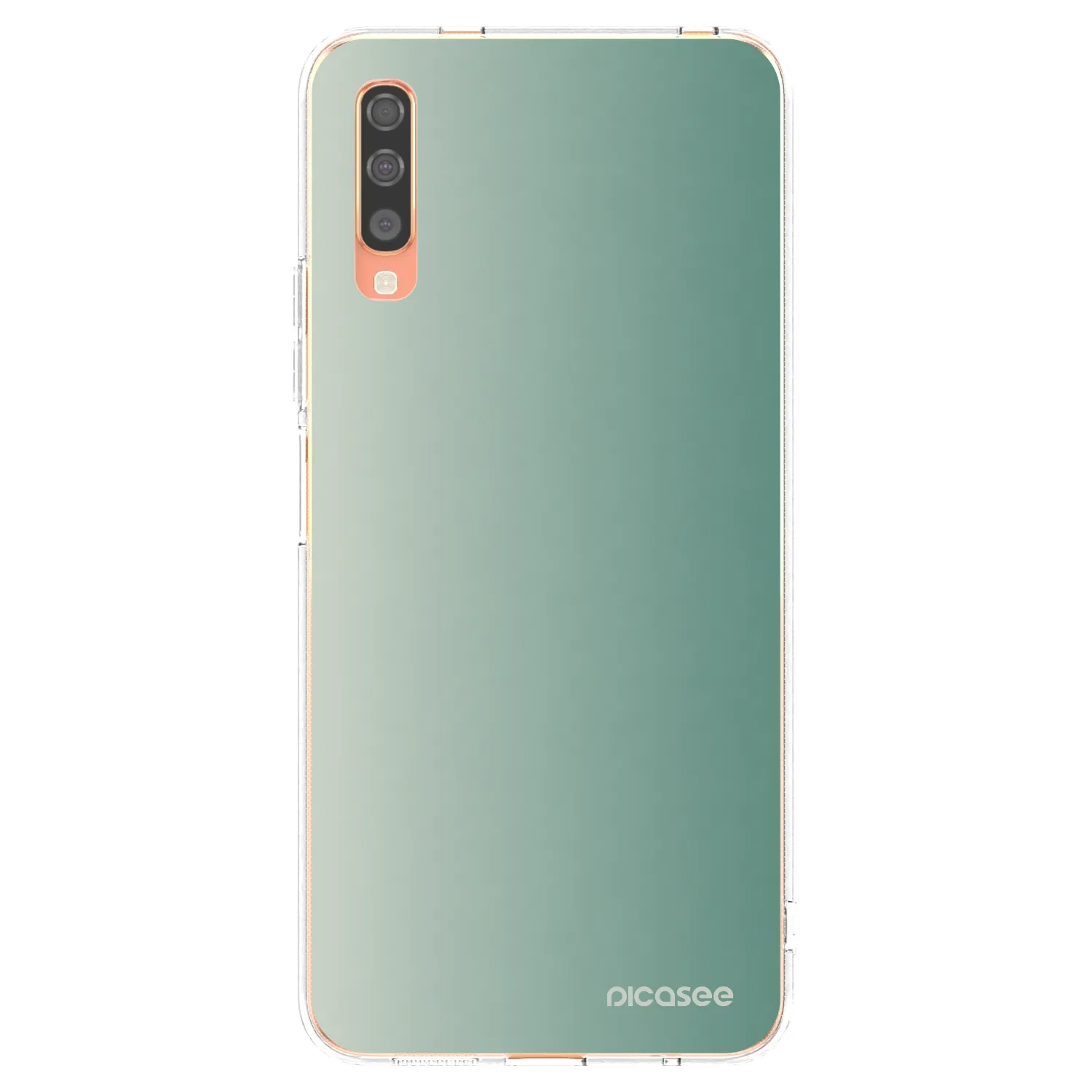 Picasee silikonska prozirna maskica za Samsung Galaxy A70 A705F - Misty Sage