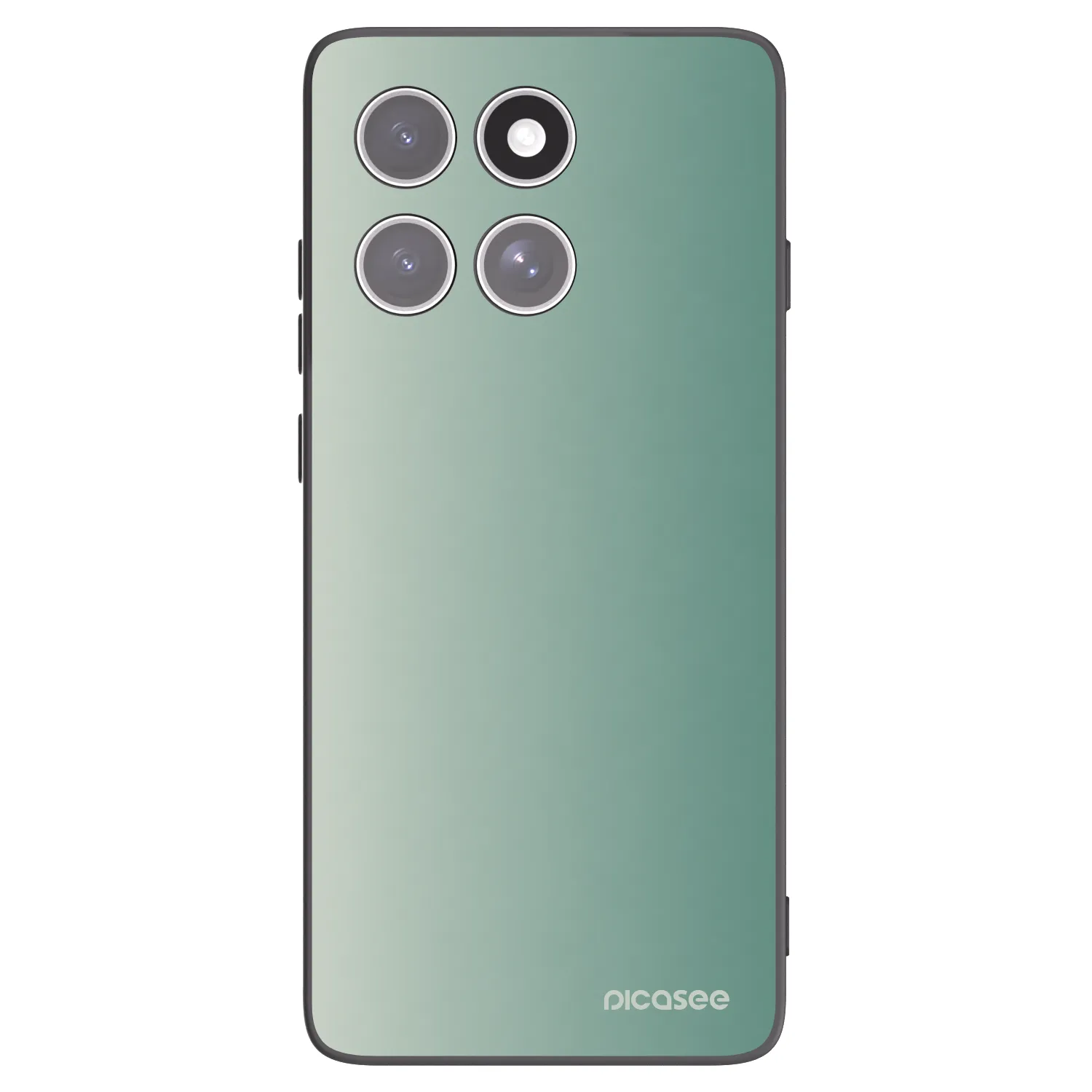 Picasee crna silikonska maskica za Motorola Edge 60 Pro - Misty Sage