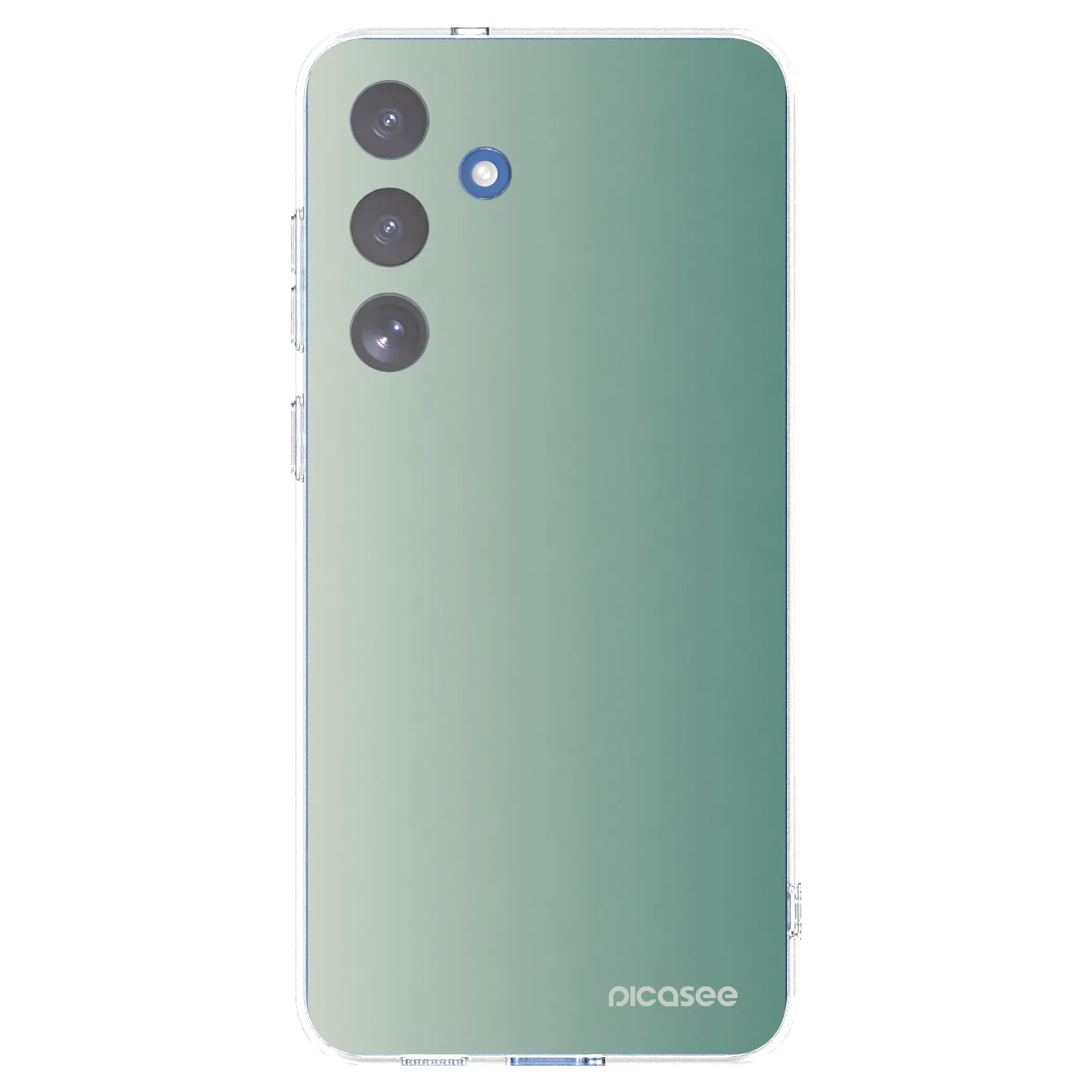 Picasee silikonska prozirna maskica za Samsung Galaxy S25 FE 5G - Misty Sage