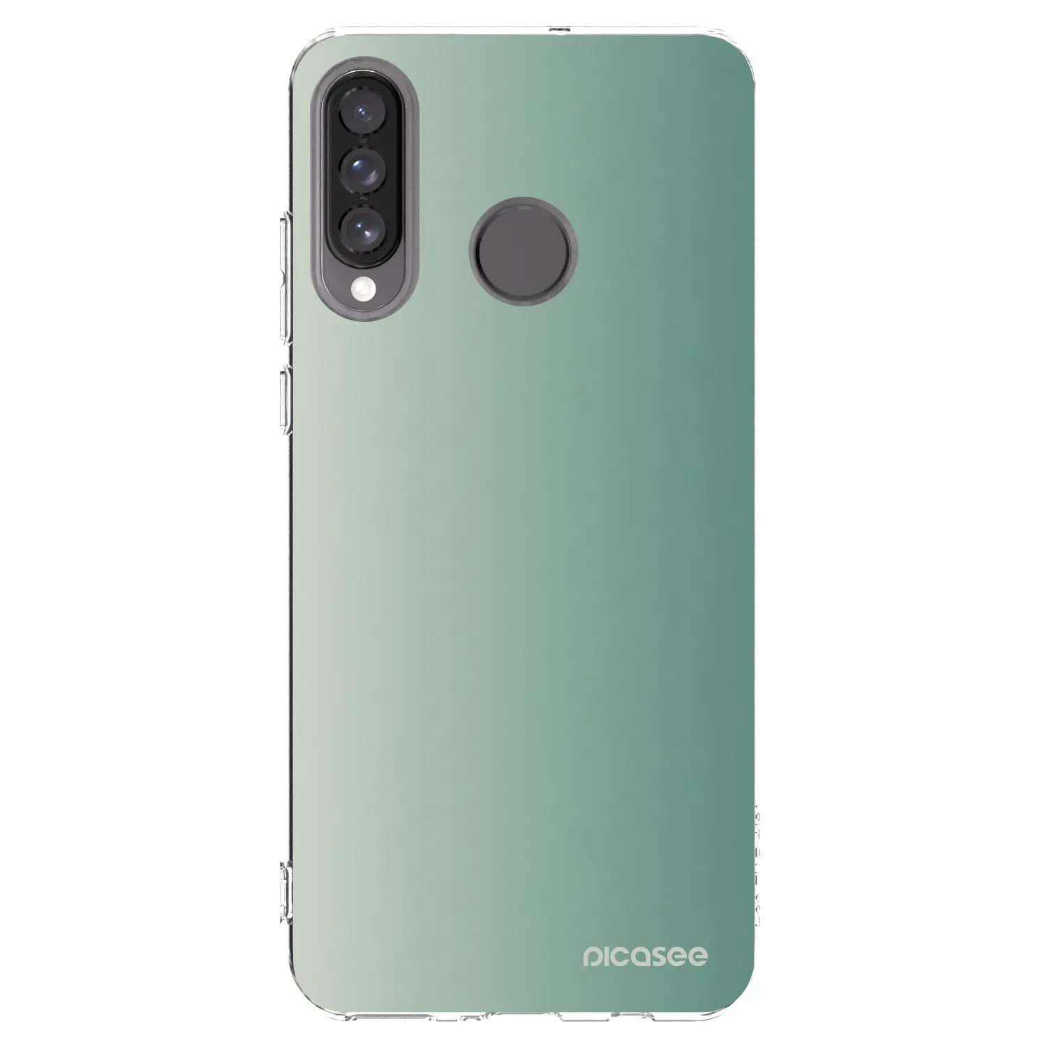 Picasee silikonska prozirna maskica za Huawei P30 Lite - Misty Sage