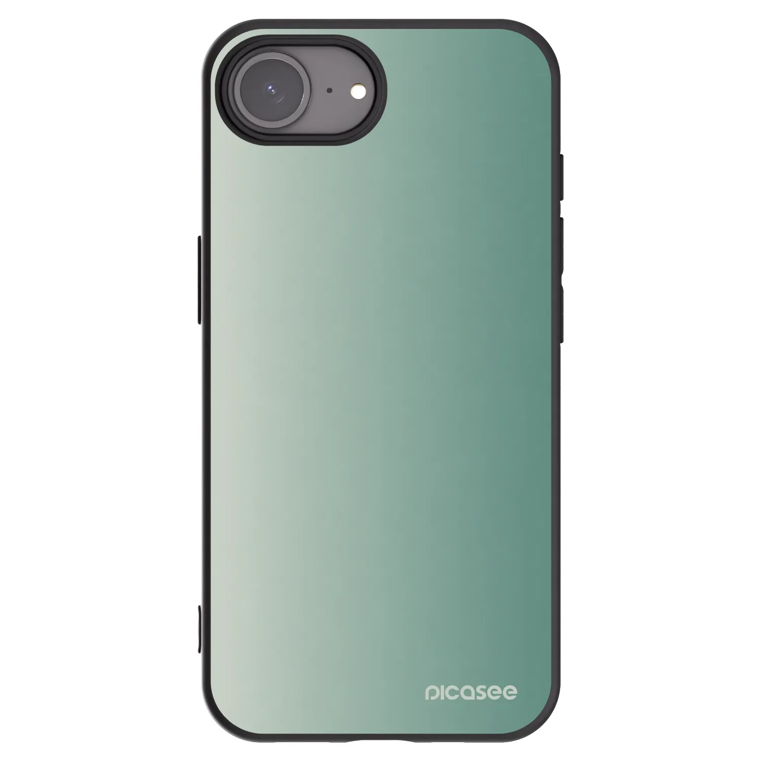 Picasee crna silikonska maskica za Apple iPhone 17e - Misty Sage