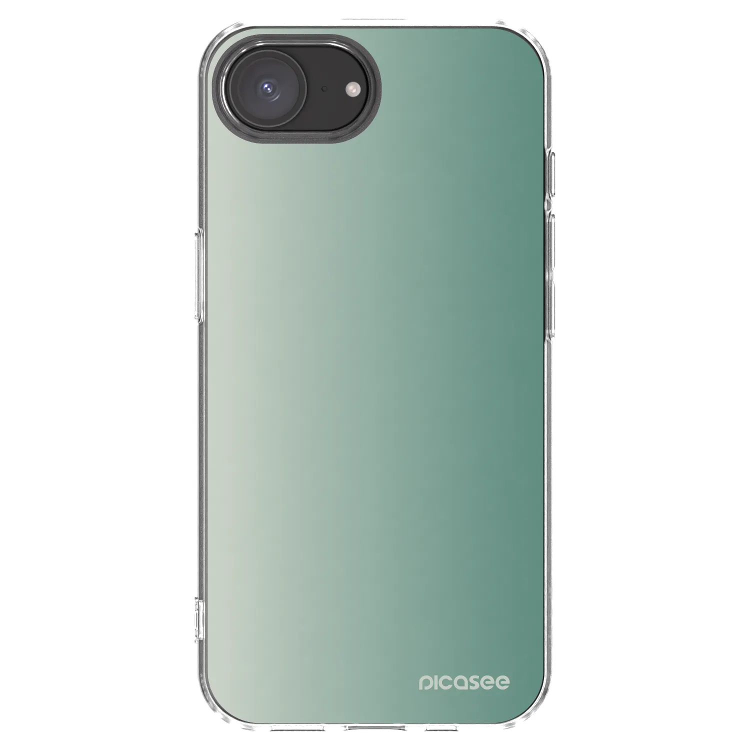 Picasee silikonska prozirna maskica za Apple iPhone 17e - Misty Sage