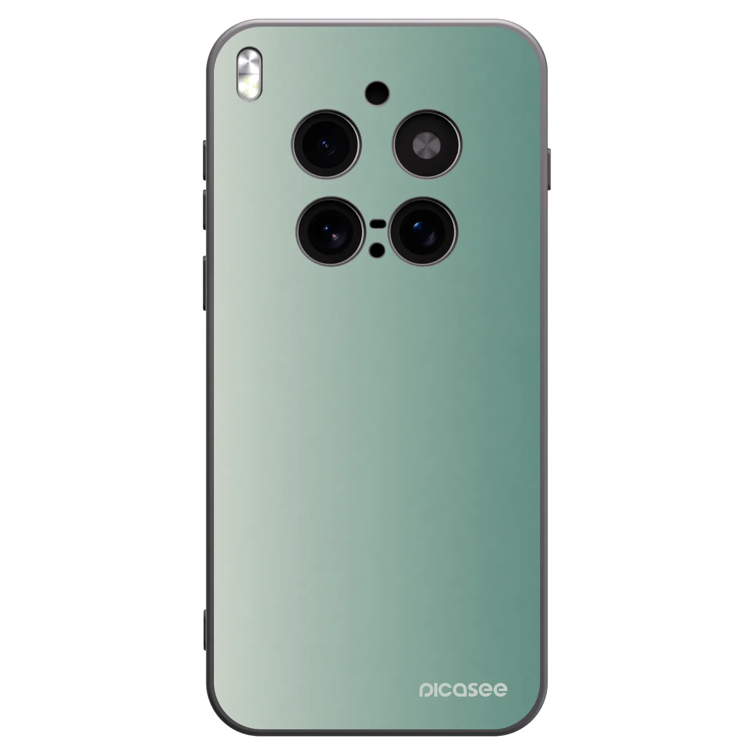 Picasee crna silikonska maskica za Vivo X300 Pro - Misty Sage