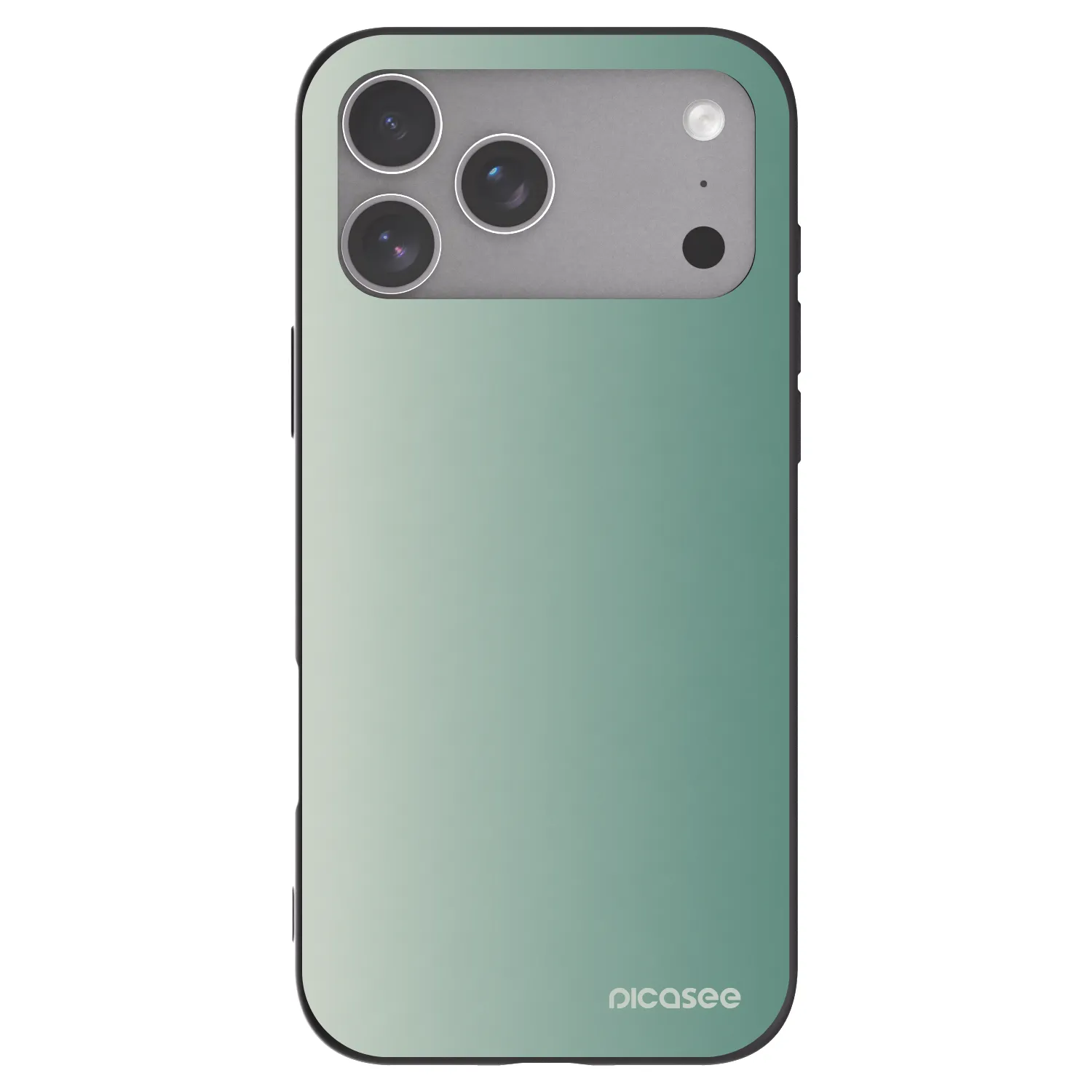 Picasee crna silikonska maskica za Apple iPhone 18 Pro Max - Misty Sage