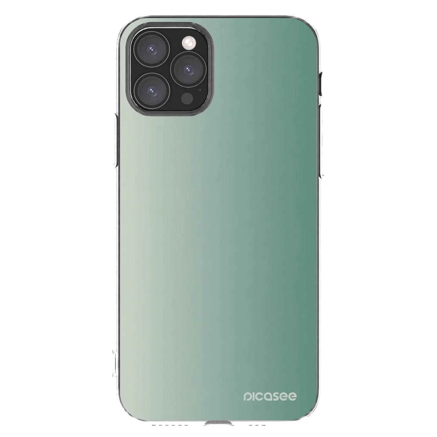 Picasee silikonska prozirna maskica za Apple iPhone 11 Pro - Misty Sage