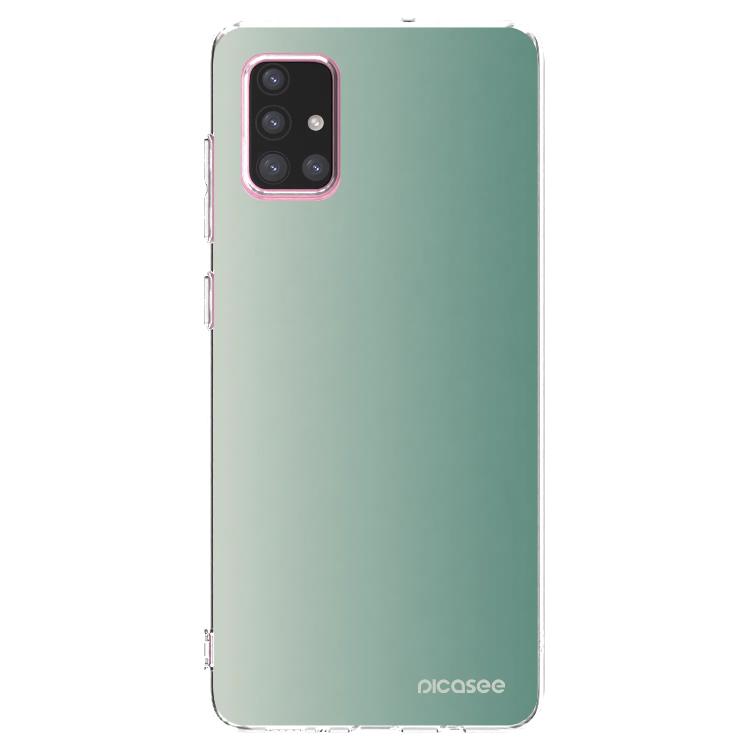 Picasee silikonska prozirna maskica za Samsung Galaxy A71 A715F - Misty Sage