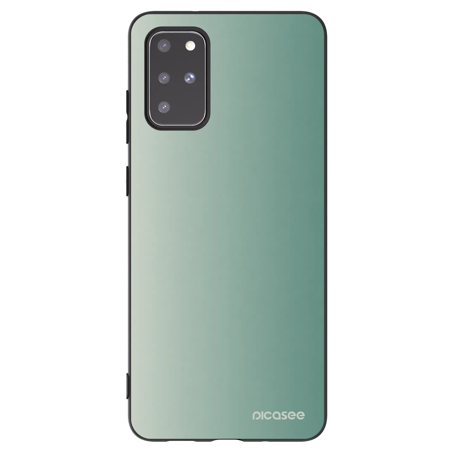 Picasee crna silikonska maskica za Samsung Galaxy S20+ G985F - Misty Sage