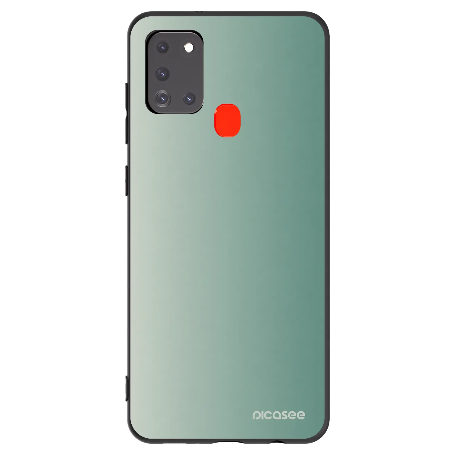 Picasee crna silikonska maskica za Samsung Galaxy A21s - Misty Sage