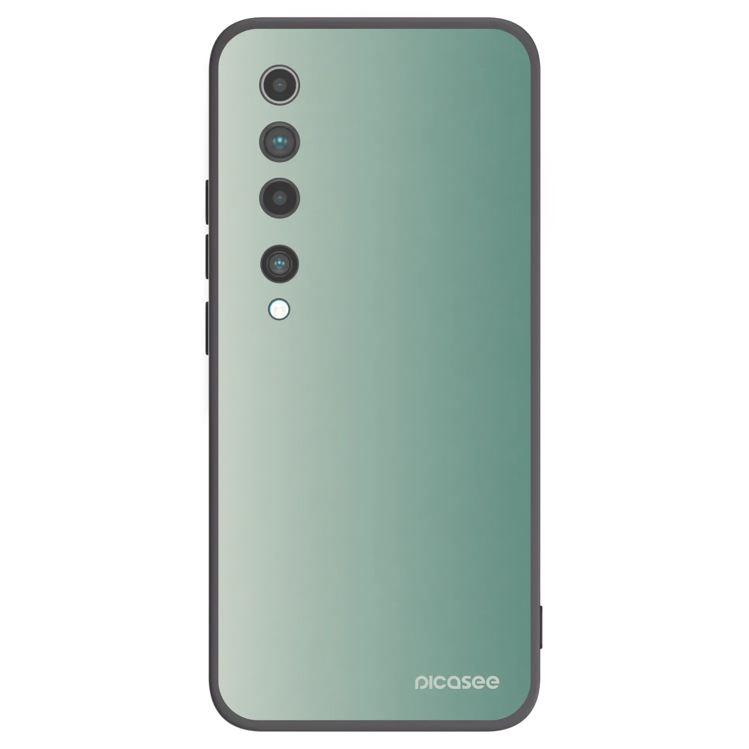 Picasee crna silikonska maskica za Xiaomi Mi 10 - Misty Sage