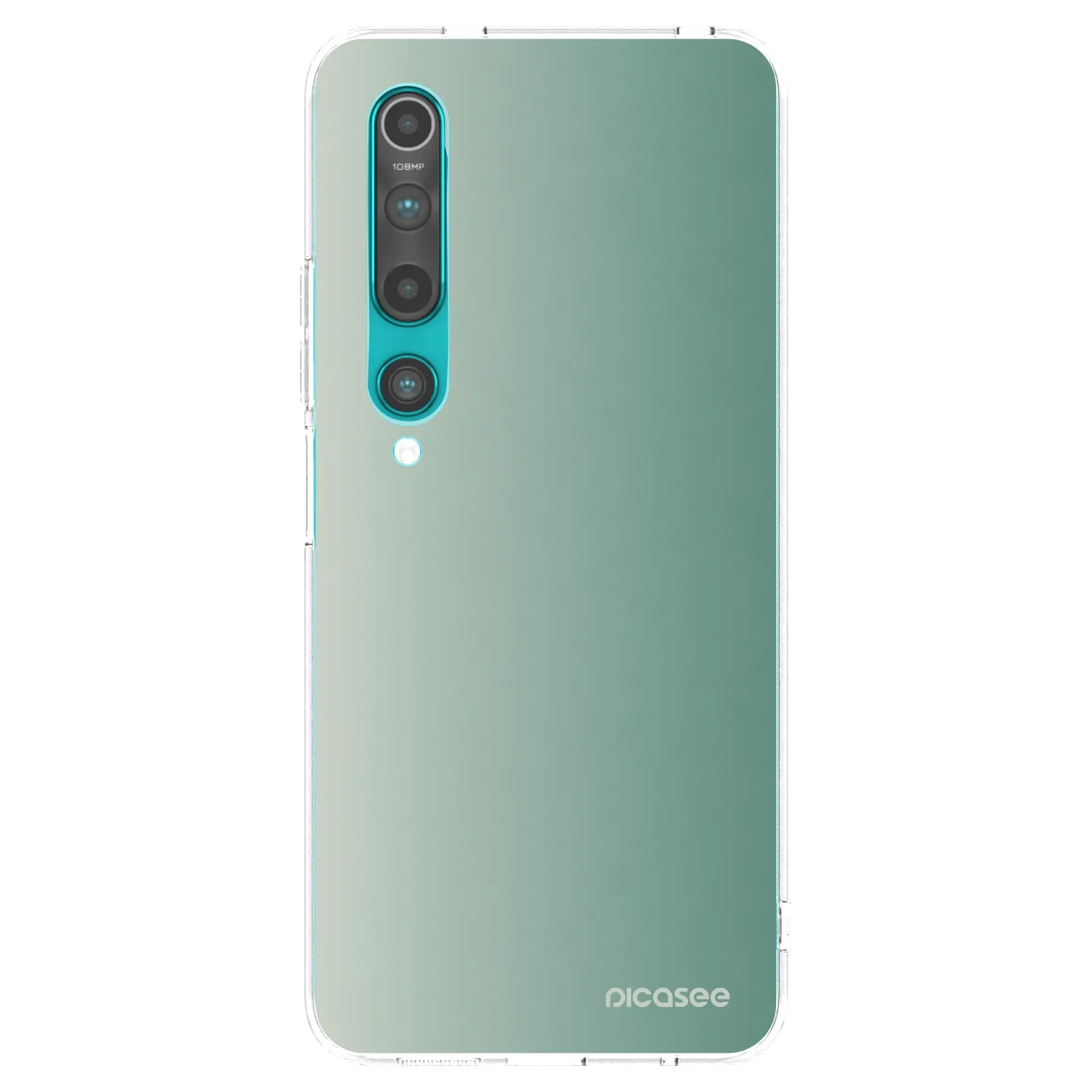 Picasee silikonska prozirna maskica za Xiaomi Mi 10 - Misty Sage