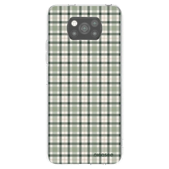 Picasee crna silikonska maskica za Xiaomi Poco X3 - Sage Tartan