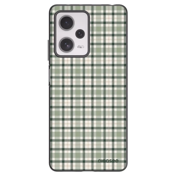 Picasee crna silikonska maskica za Xiaomi Redmi Note 12 Pro+ 5G - Sage Tartan
