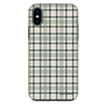 Maskica za Apple iPhone X/XS - Sage Tartan
