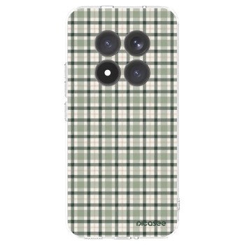 Picasee silikonska prozirna maskica za Xiaomi Redmi Note 15 Pro+ - Sage Tartan