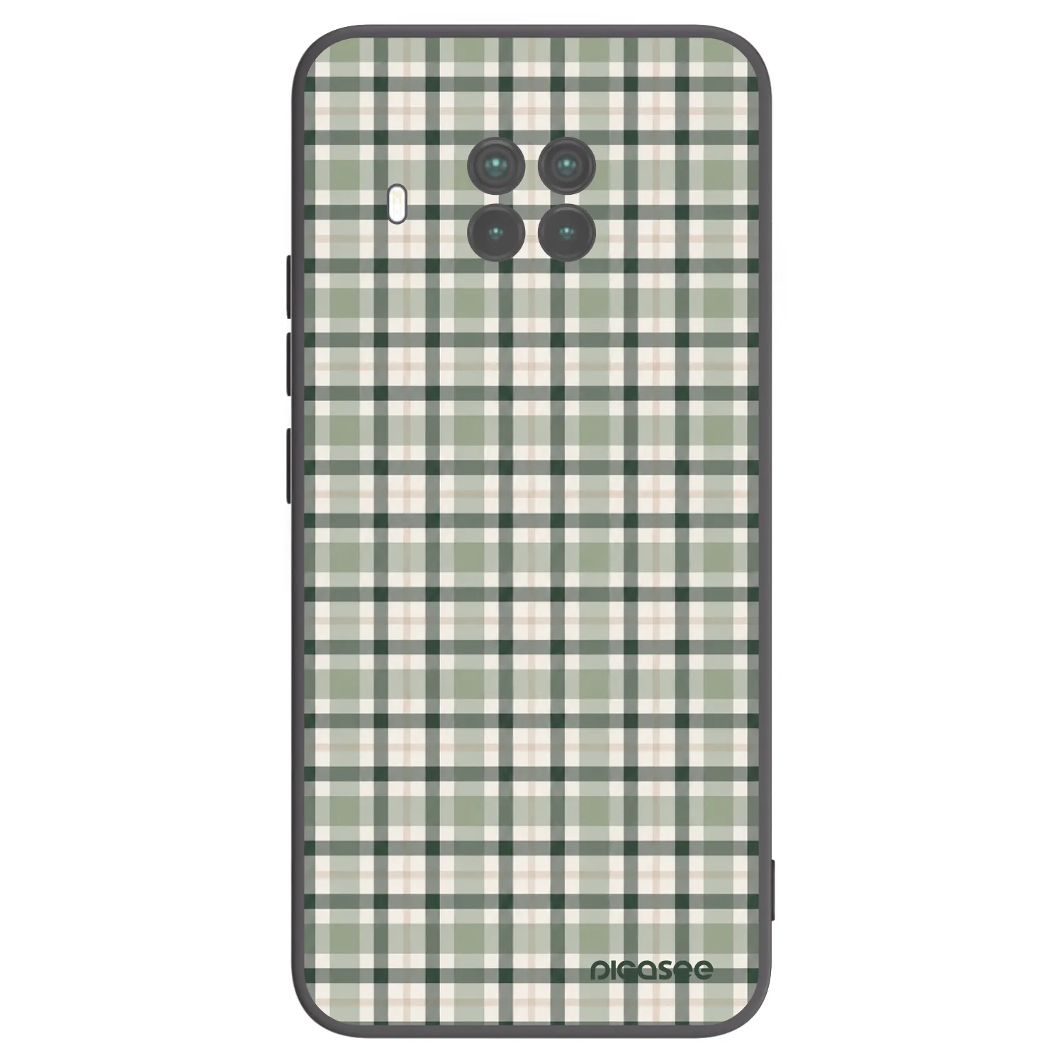 Picasee crna silikonska maskica za Xiaomi Mi 10T Lite - Sage Tartan