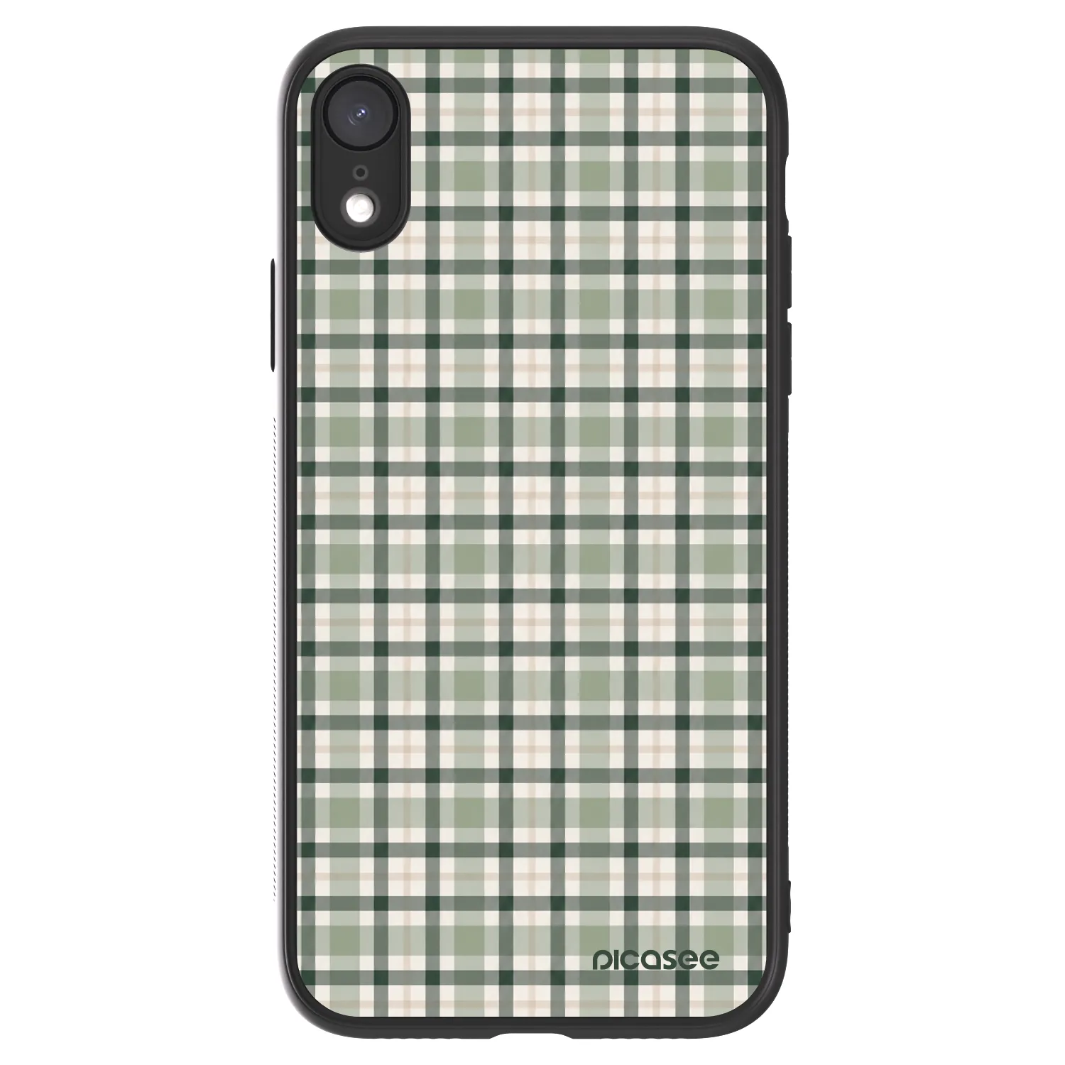 Picasee ULTIMATE CASE za Apple iPhone XR - Sage Tartan