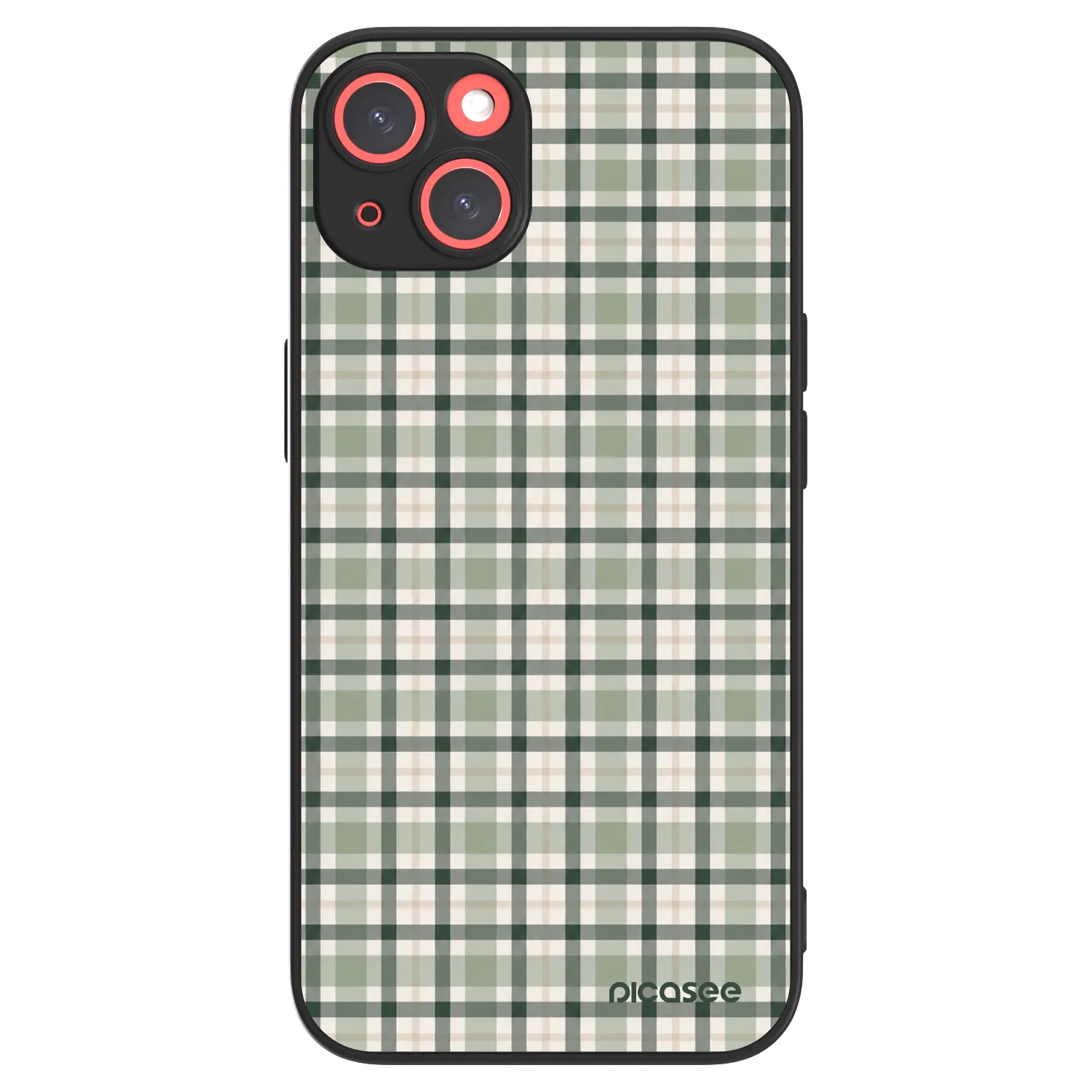 Picasee ULTIMATE CASE za Apple iPhone 13 - Sage Tartan