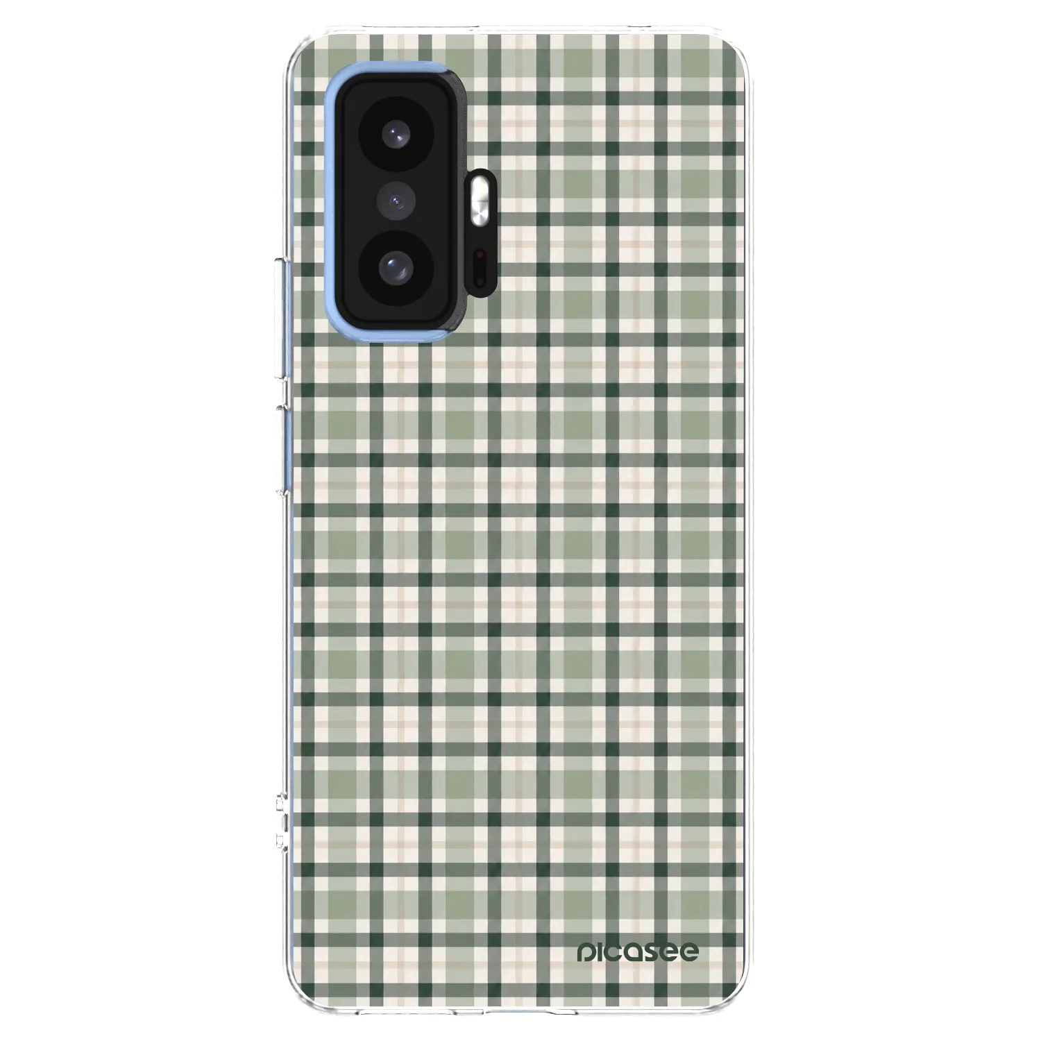 Picasee silikonska prozirna maskica za Xiaomi 11T - Sage Tartan