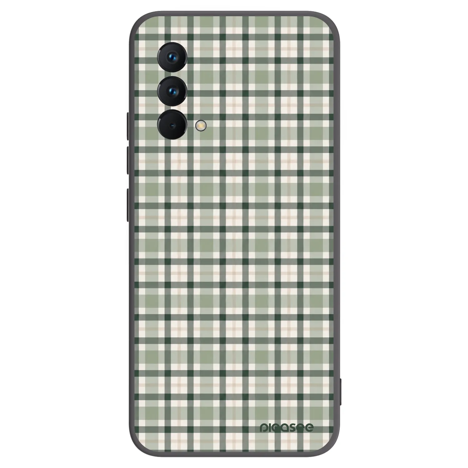 Picasee crna silikonska maskica za Realme GT Master Edition 5G - Sage Tartan