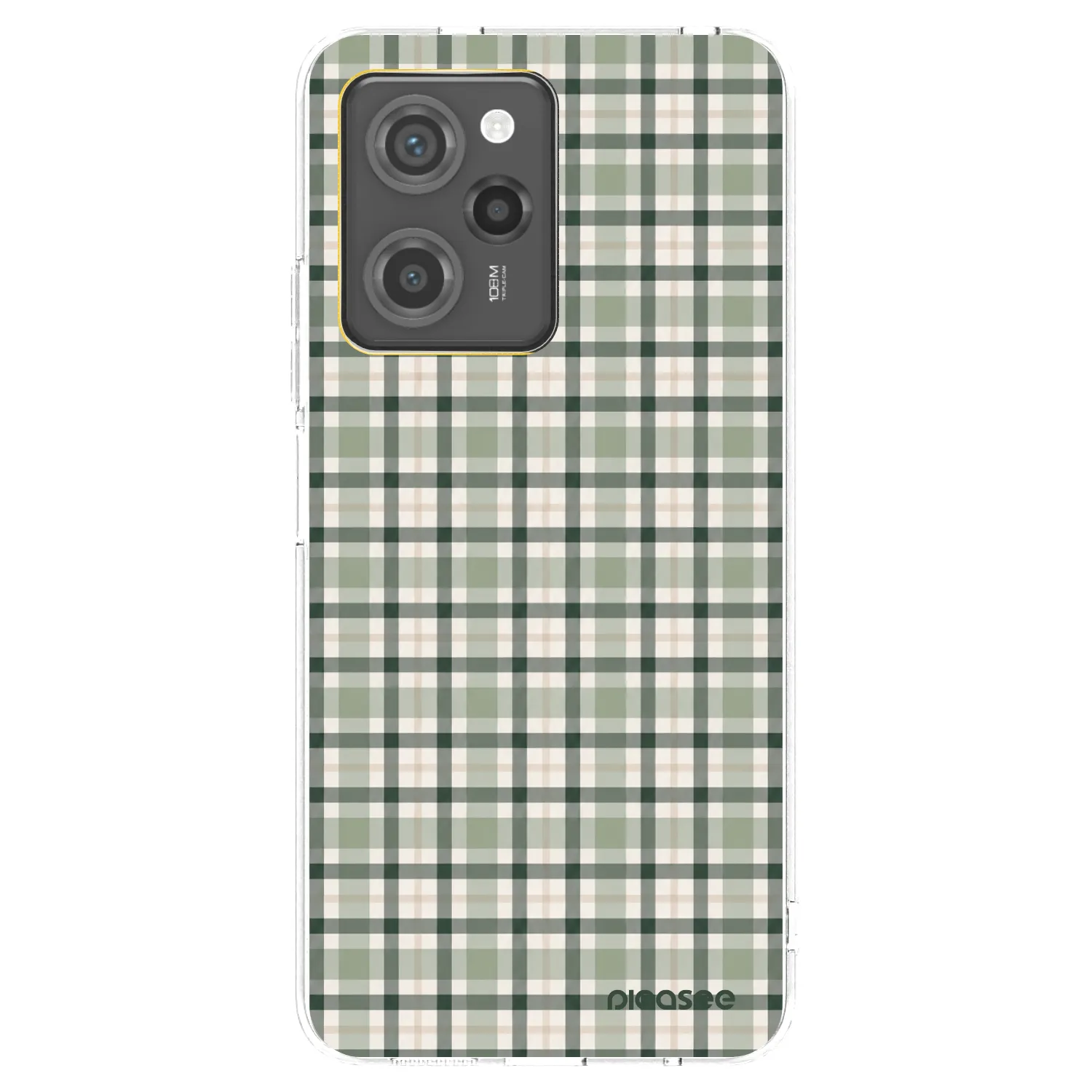 Picasee crna silikonska maskica za Xiaomi Poco X5 Pro - Sage Tartan