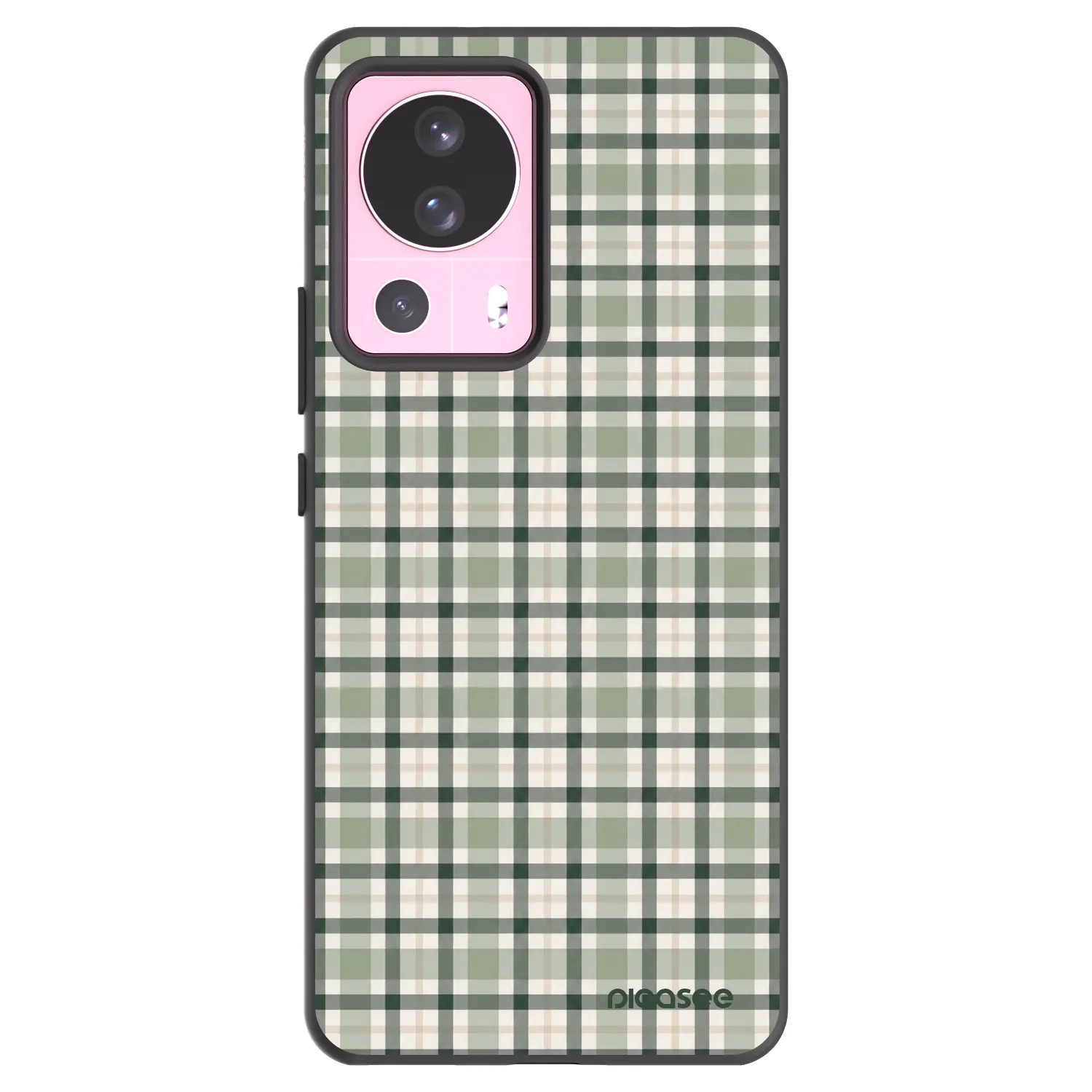 Picasee crna silikonska maskica za Xiaomi 13 Lite - Sage Tartan
