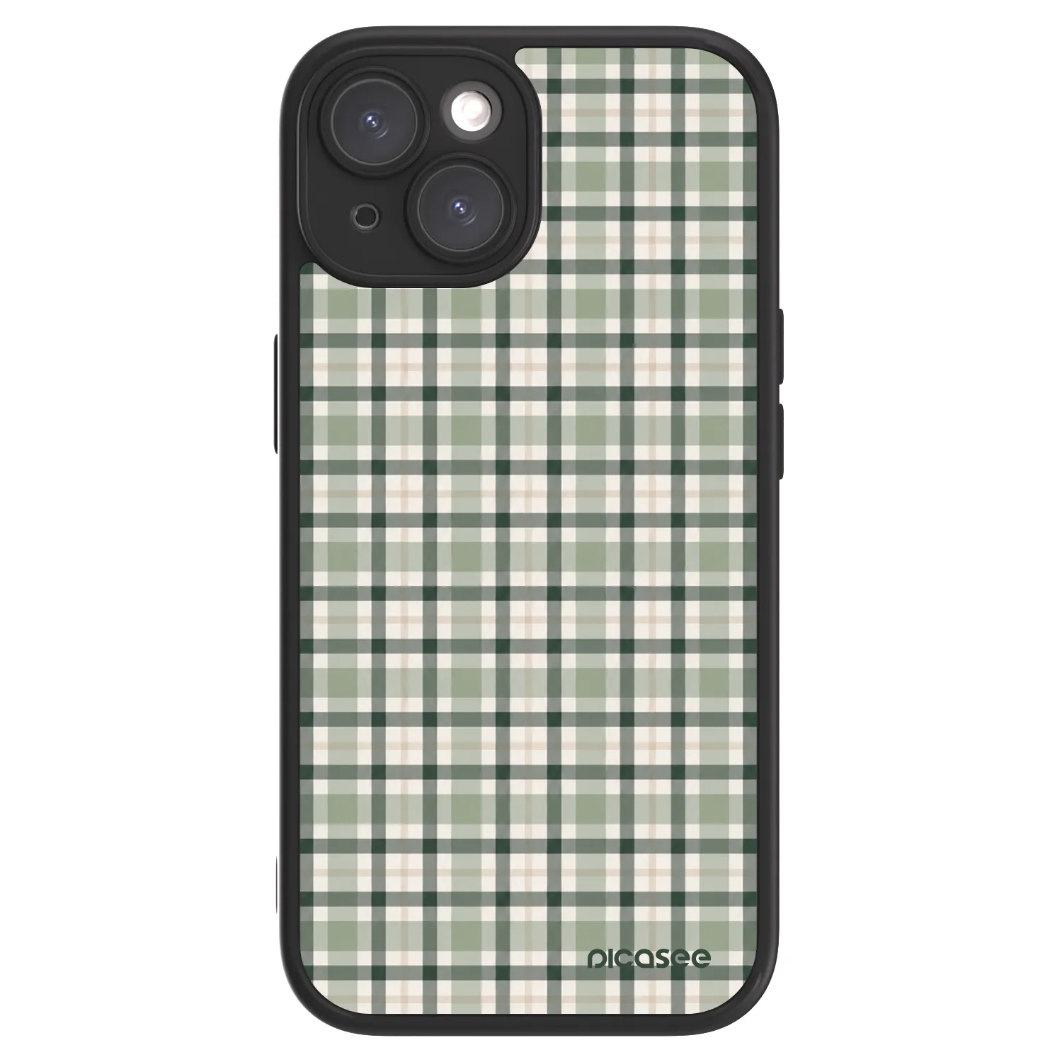 Picasee ULTIMATE CASE za Apple iPhone 15 - Sage Tartan
