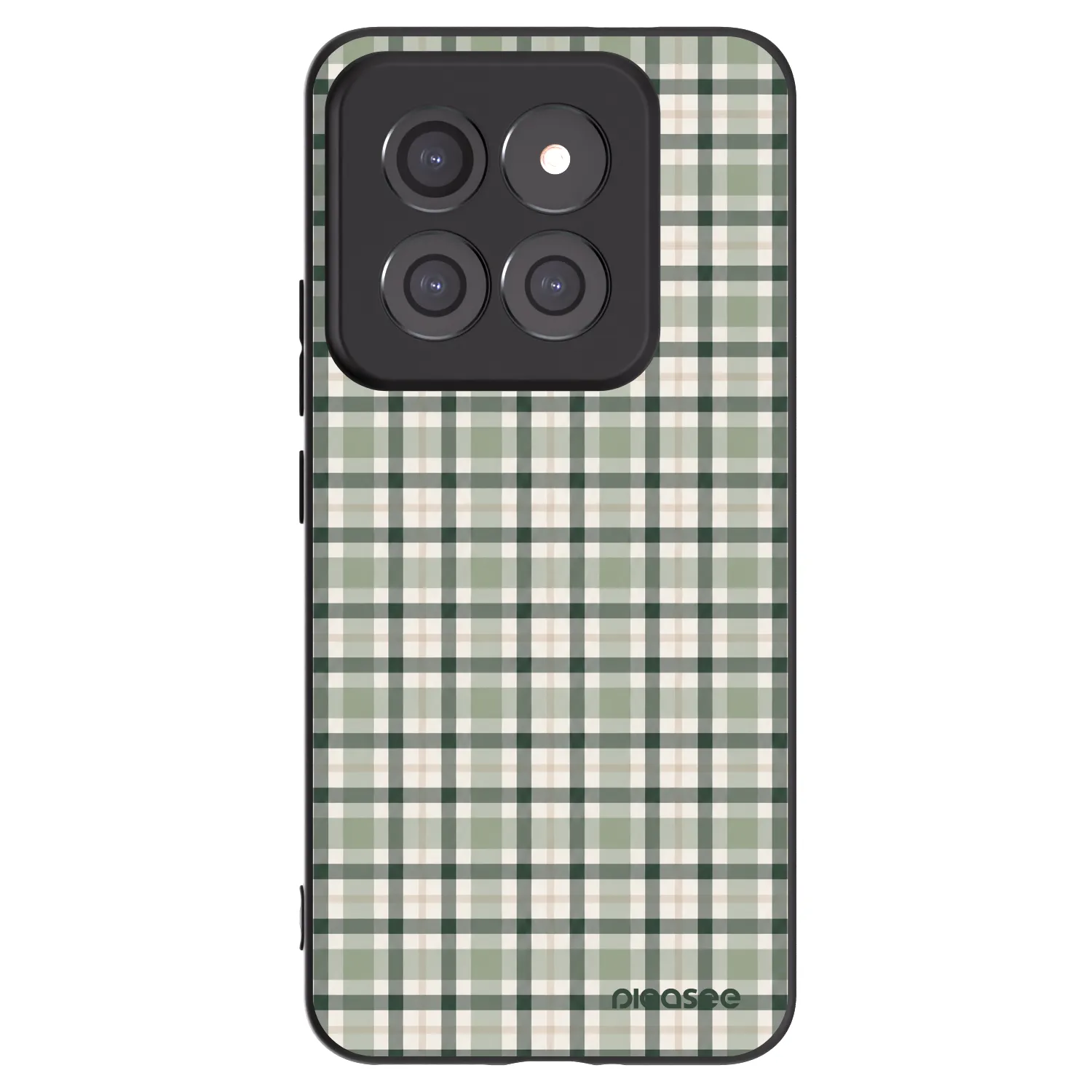 Picasee crna silikonska maskica za Xiaomi 14 Pro - Sage Tartan