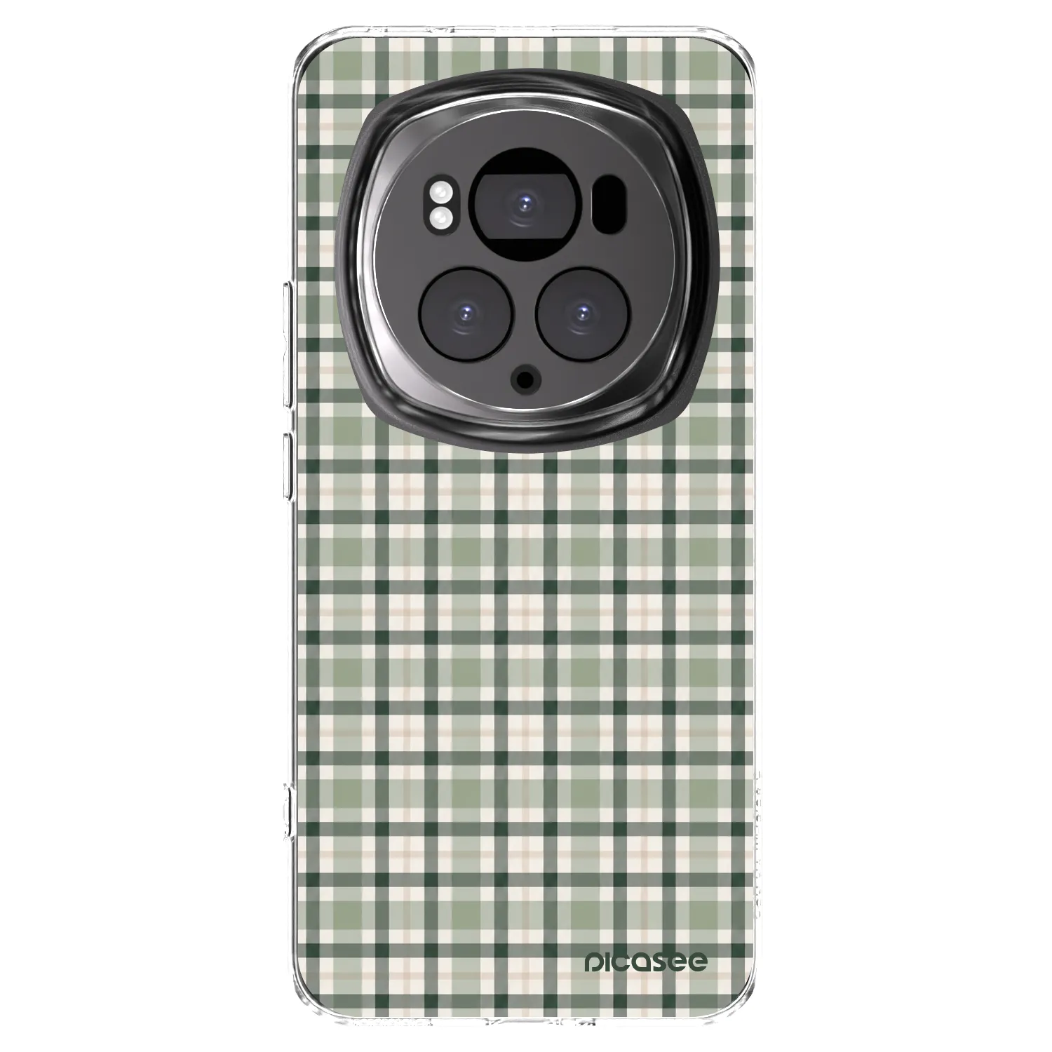 Picasee silikonska prozirna maskica za Honor Magic6 Pro - Sage Tartan