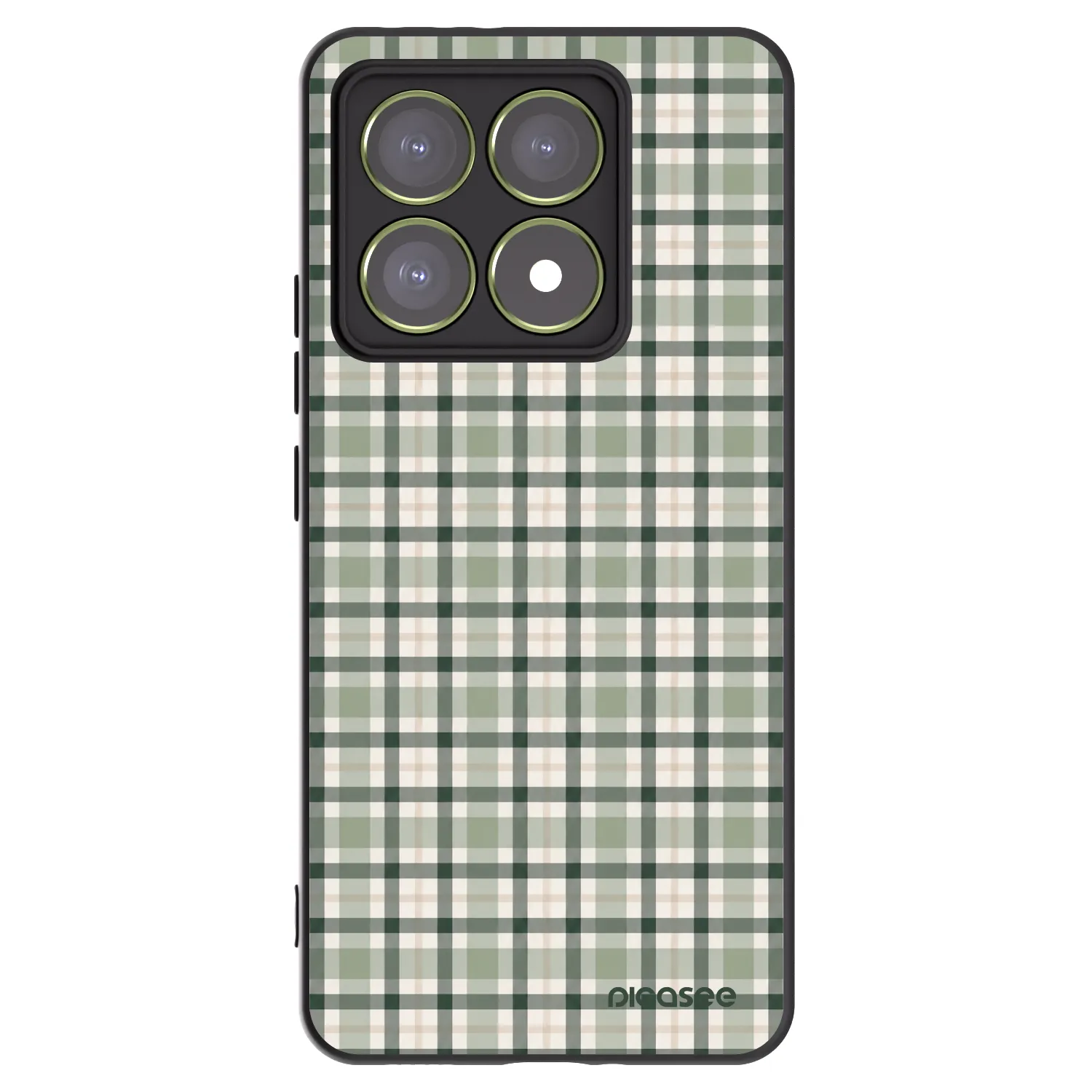 Picasee crna silikonska maskica za Xiaomi 14T - Sage Tartan