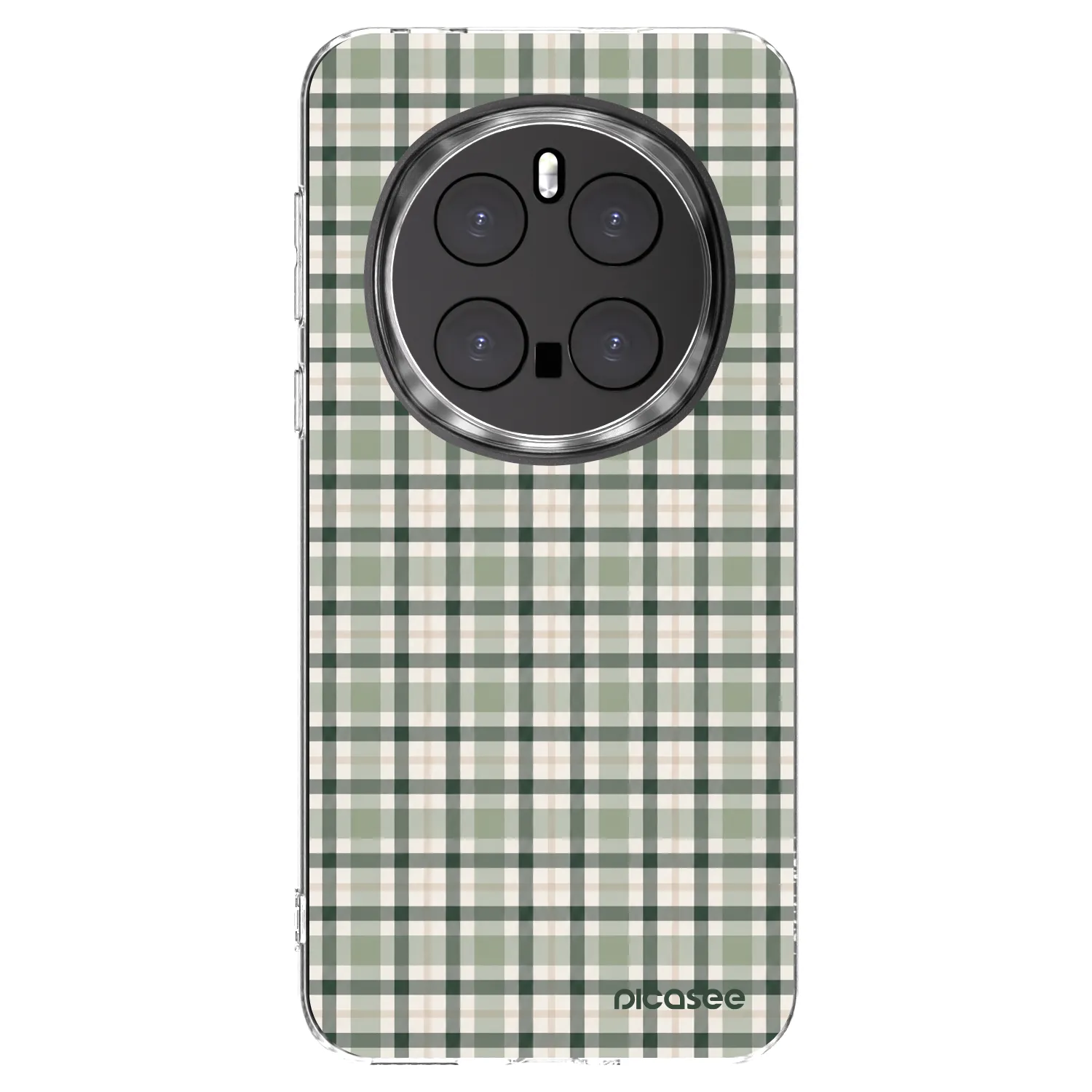 Picasee silikonska prozirna maskica za Honor Magic7 Pro 5G - Sage Tartan