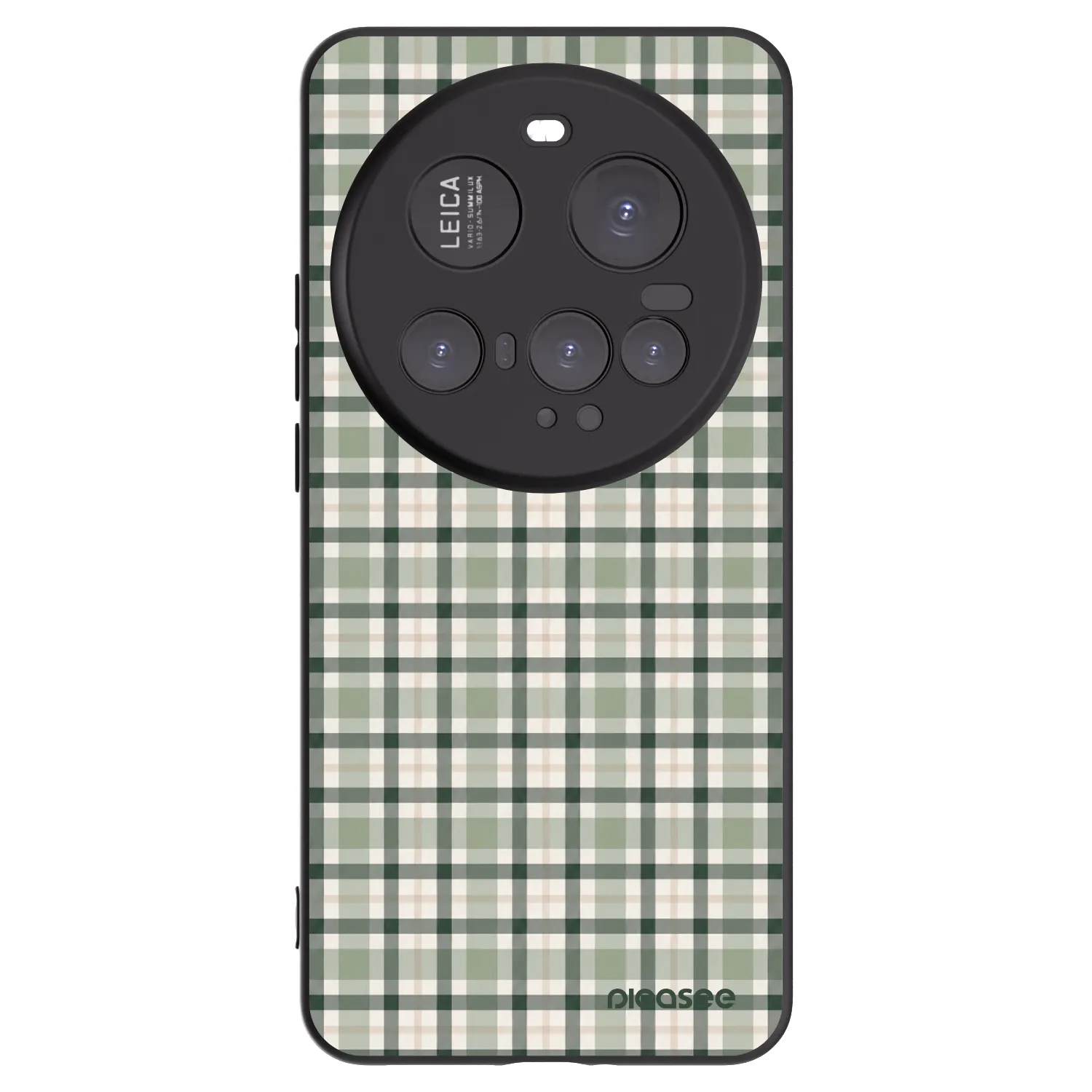 Picasee crna silikonska maskica za Xiaomi 15 Ultra - Sage Tartan