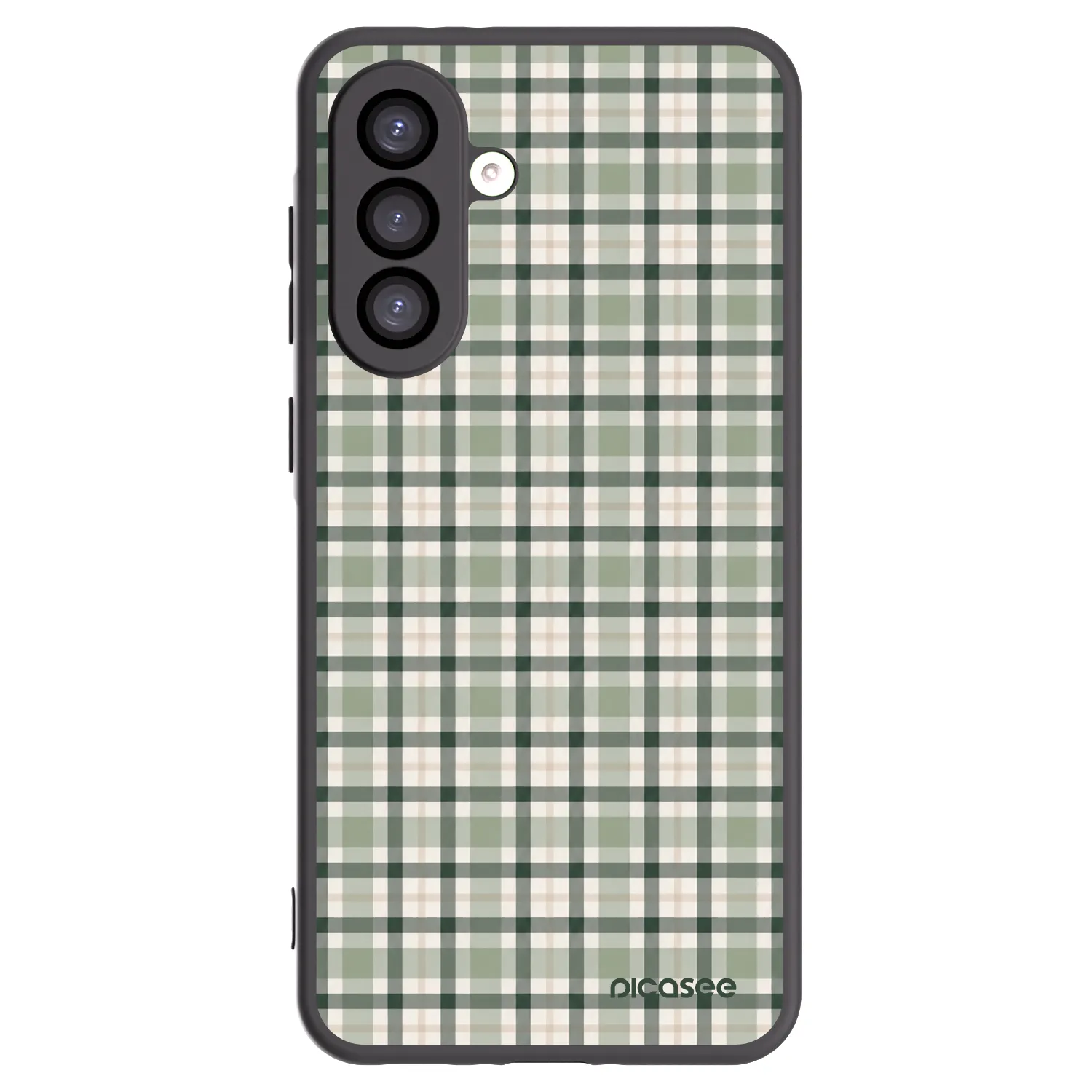 Picasee crna silikonska maskica za Samsung Galaxy A26 5G A266B - Sage Tartan