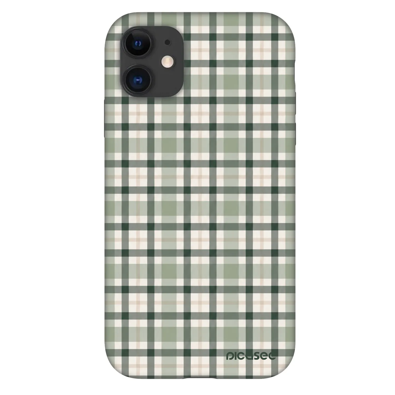 Picasee Fashion Case za Apple iPhone 11 - Sage Tartan