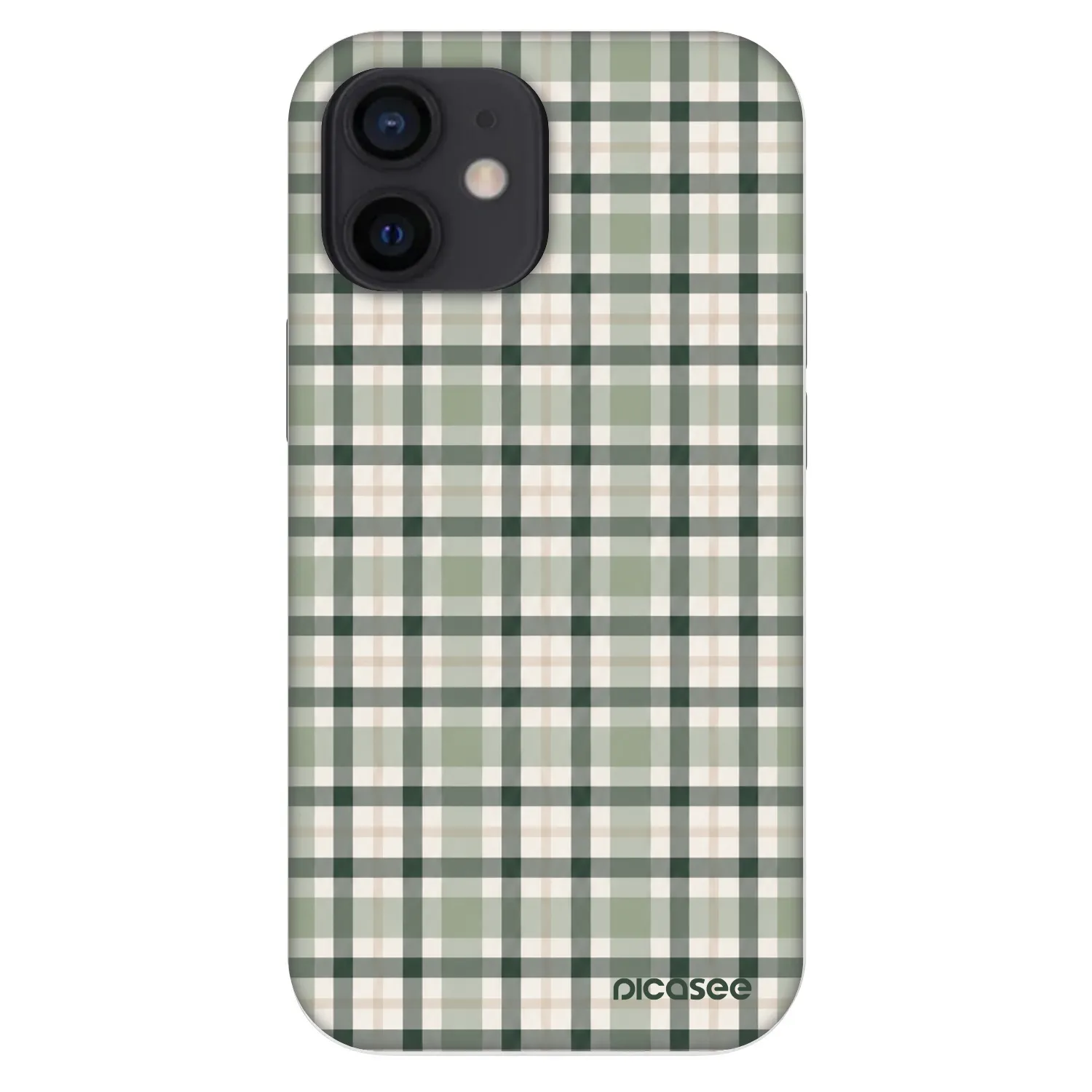 Picasee Fashion Case za Apple iPhone 12 mini - Sage Tartan